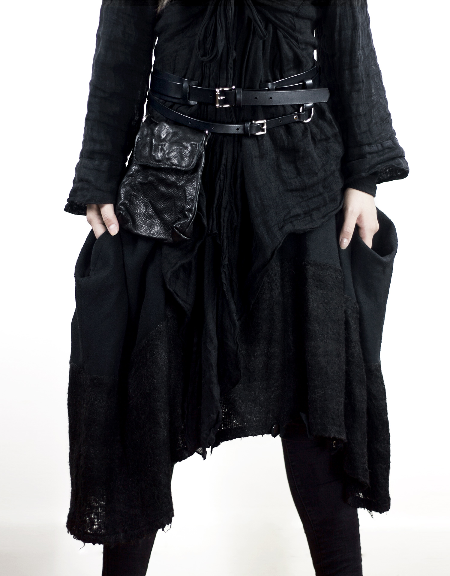 OSEN BLACK BELT POUCH - TEO+NG