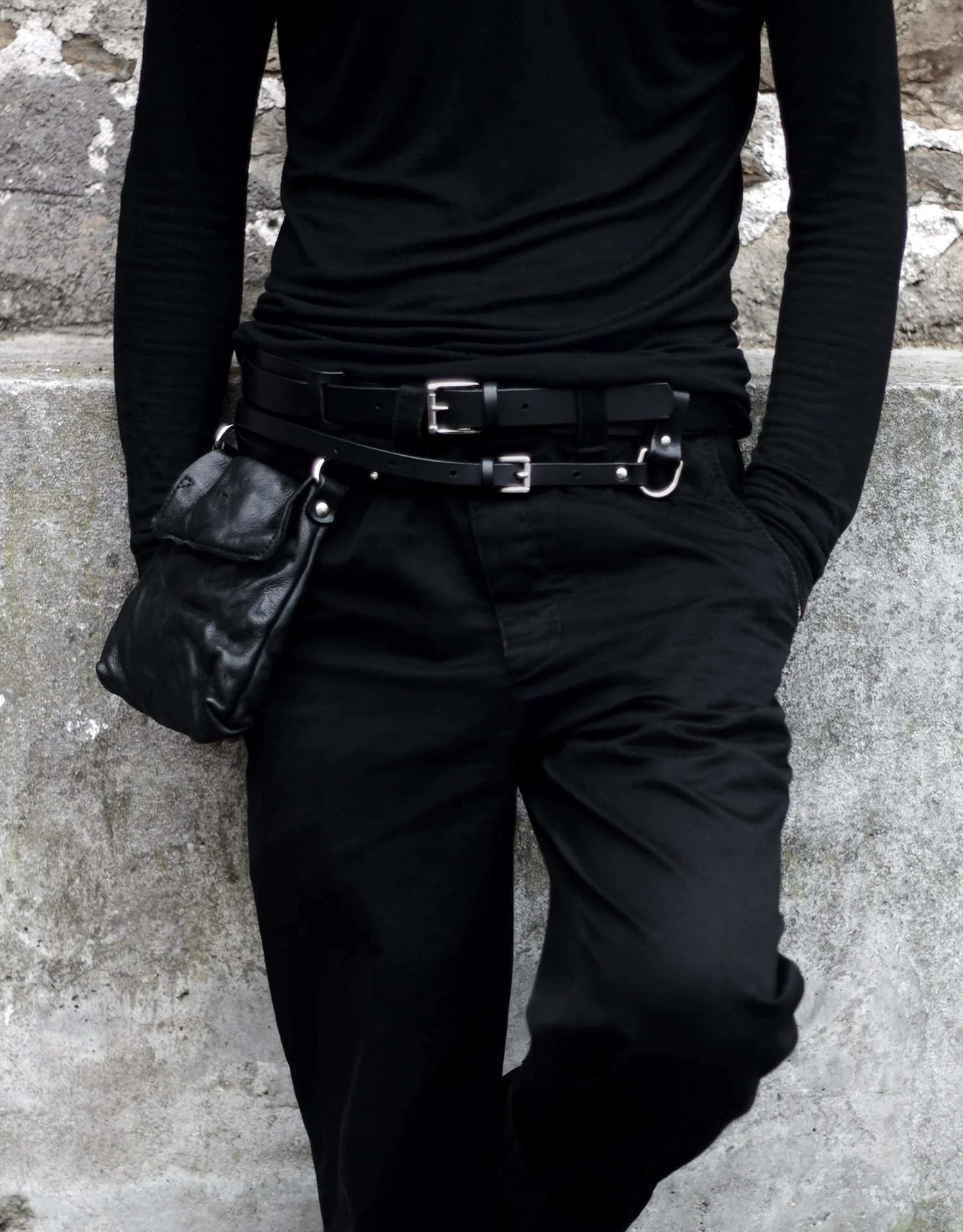 Osen Black Belt Pouch - TEO+NG