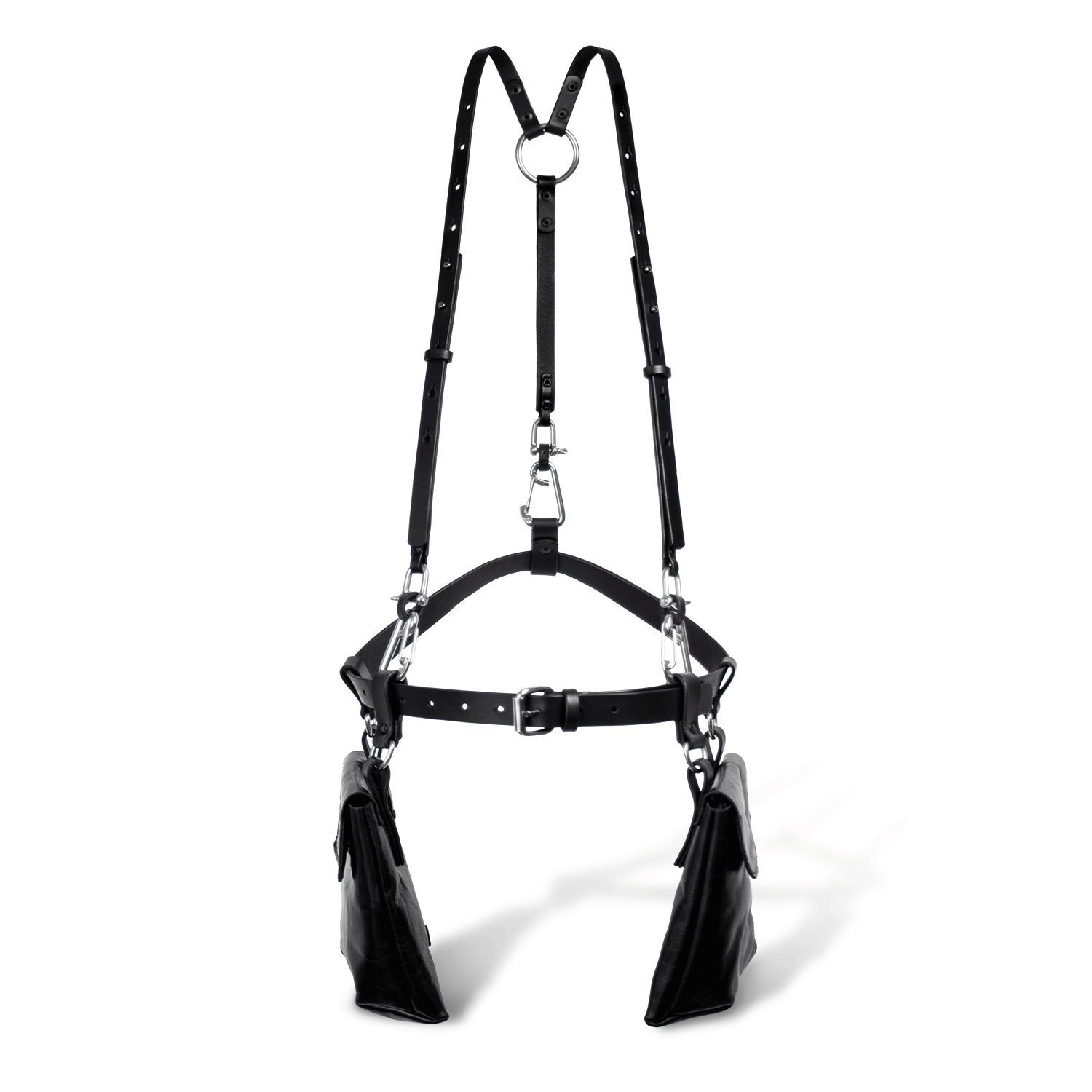 Leather Harness With Attached Pouch main image 1