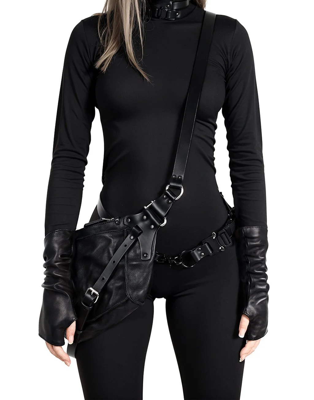 Rui Black Shoulder Bag TEO+NG