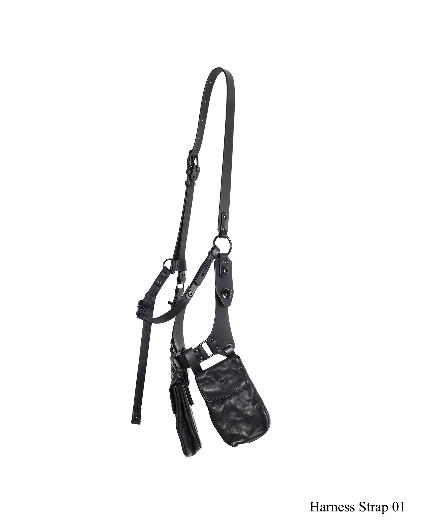 MOO L Black Double Pouch Bag TEO+NG 3.png