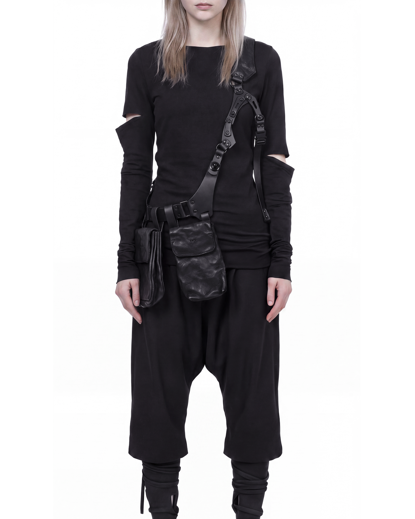 MOO L Black Double Pouch Bag TEO+NG 2--.png (Copy)