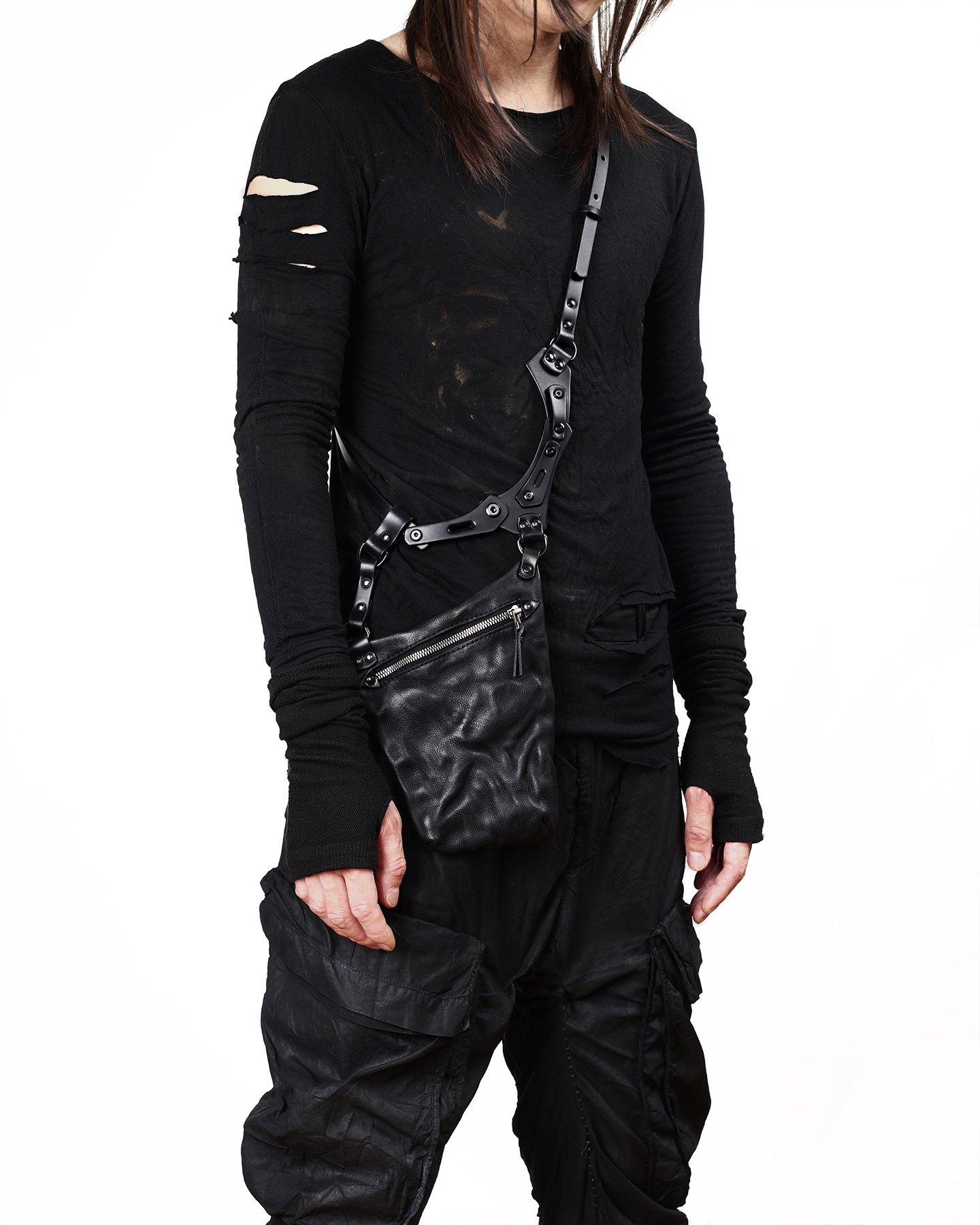 Lyle Black Harness Pouch TEO+NG
