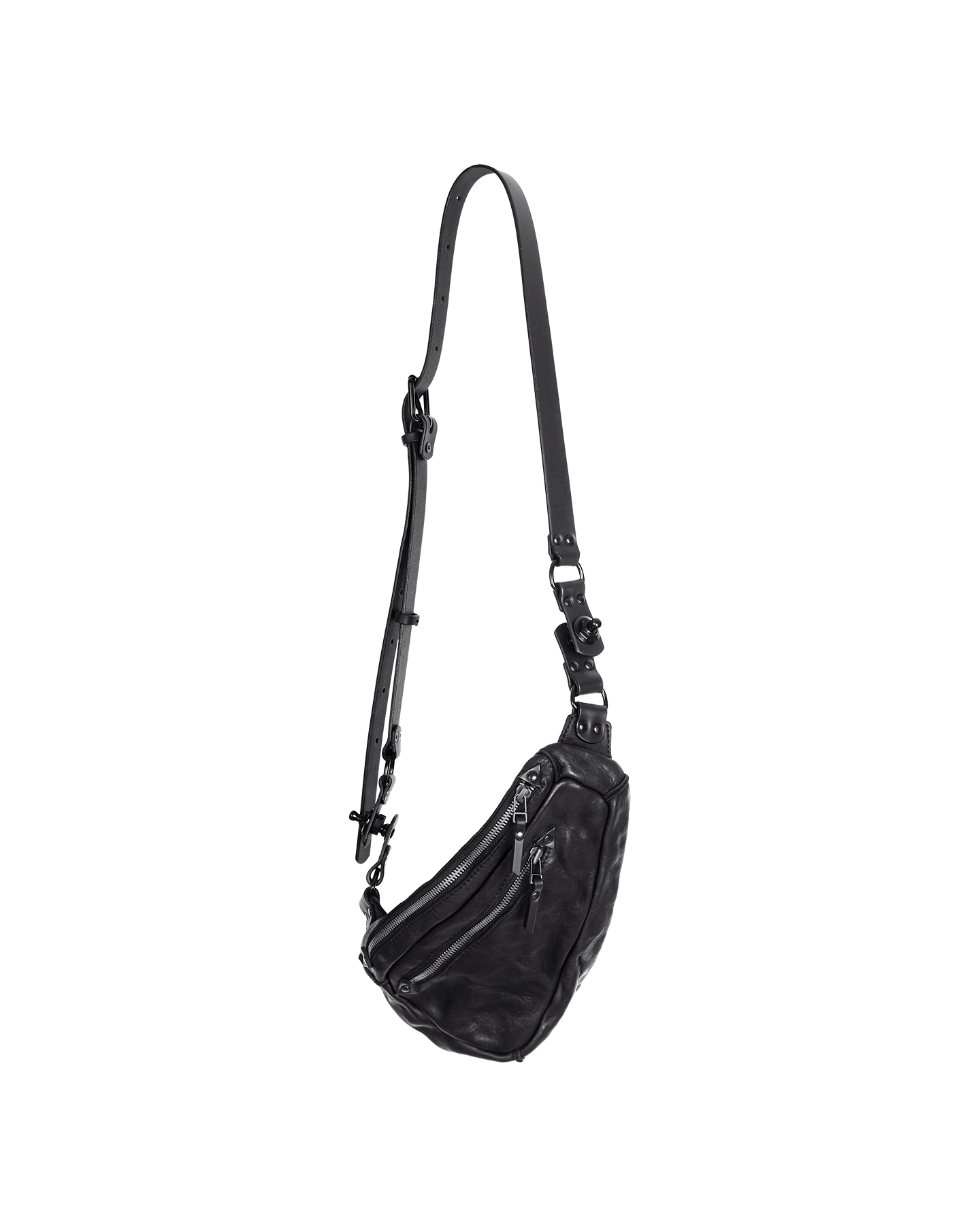 KOEI Black Crossbody Bag TEO+NG 1.gif