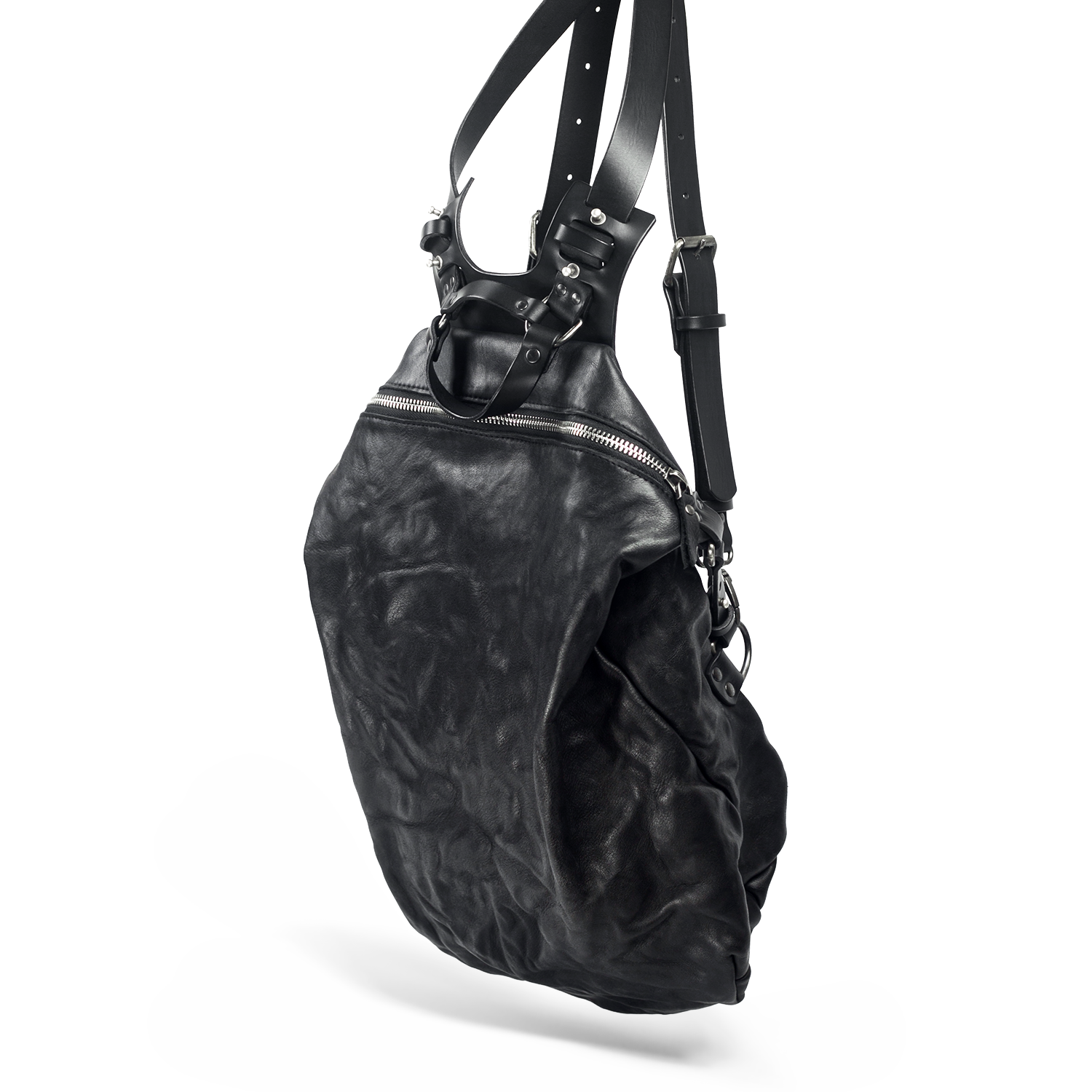 2 Spiro V Black Leather Harness Backpack - TEO+NG.png