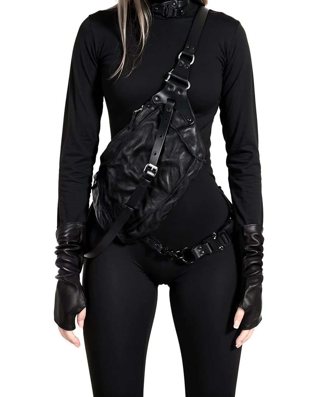 Rui Black Shoulder Bag TEO+NG