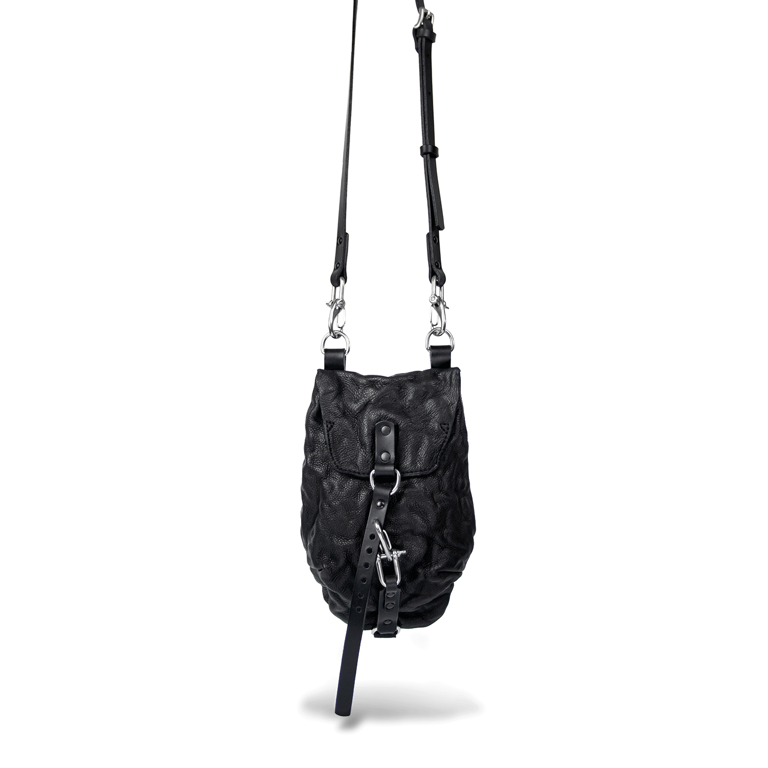Saet Black Shoulder Bag