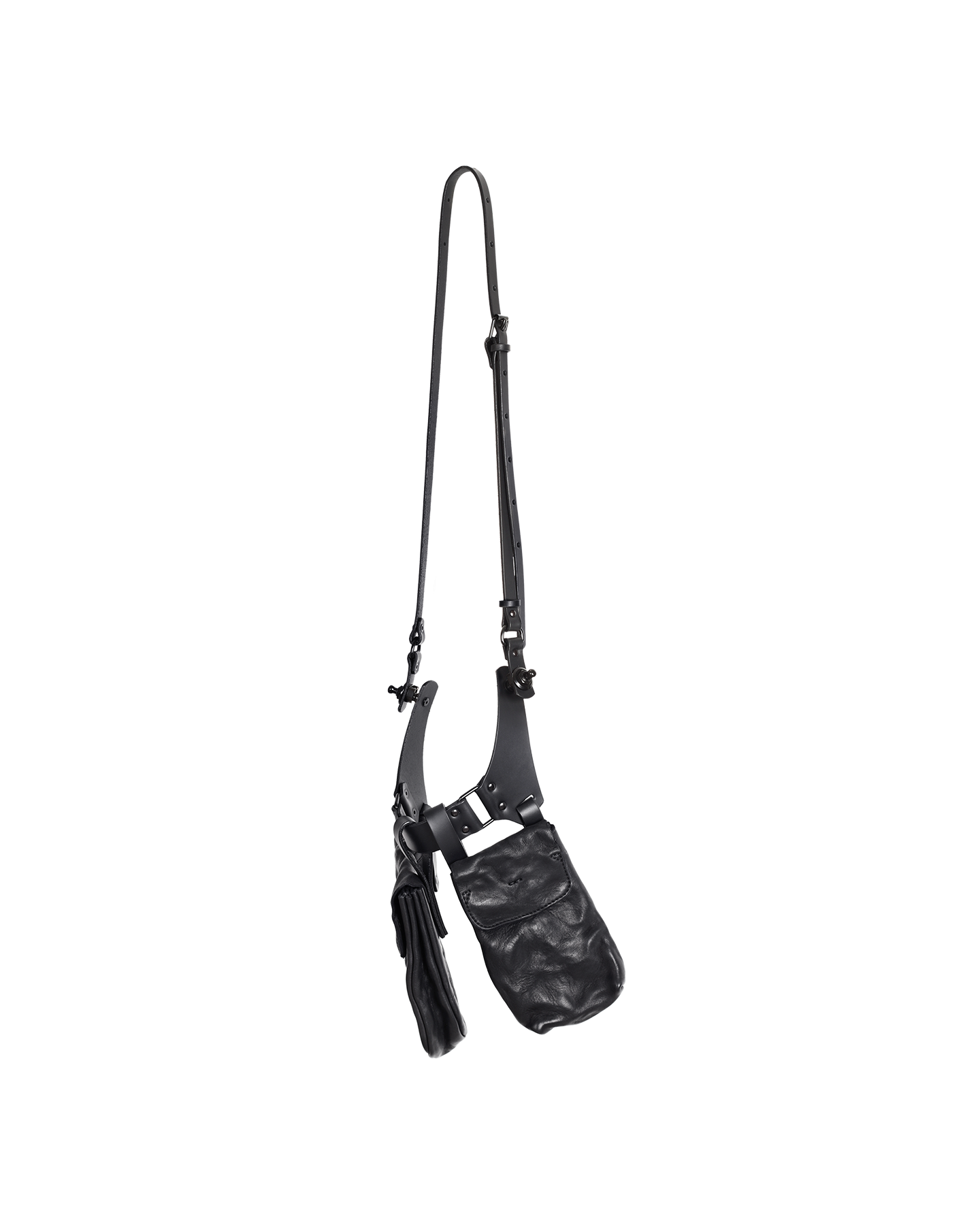 MOO L Black Double Pouch Bag TEO+NG 1.png (Copy)