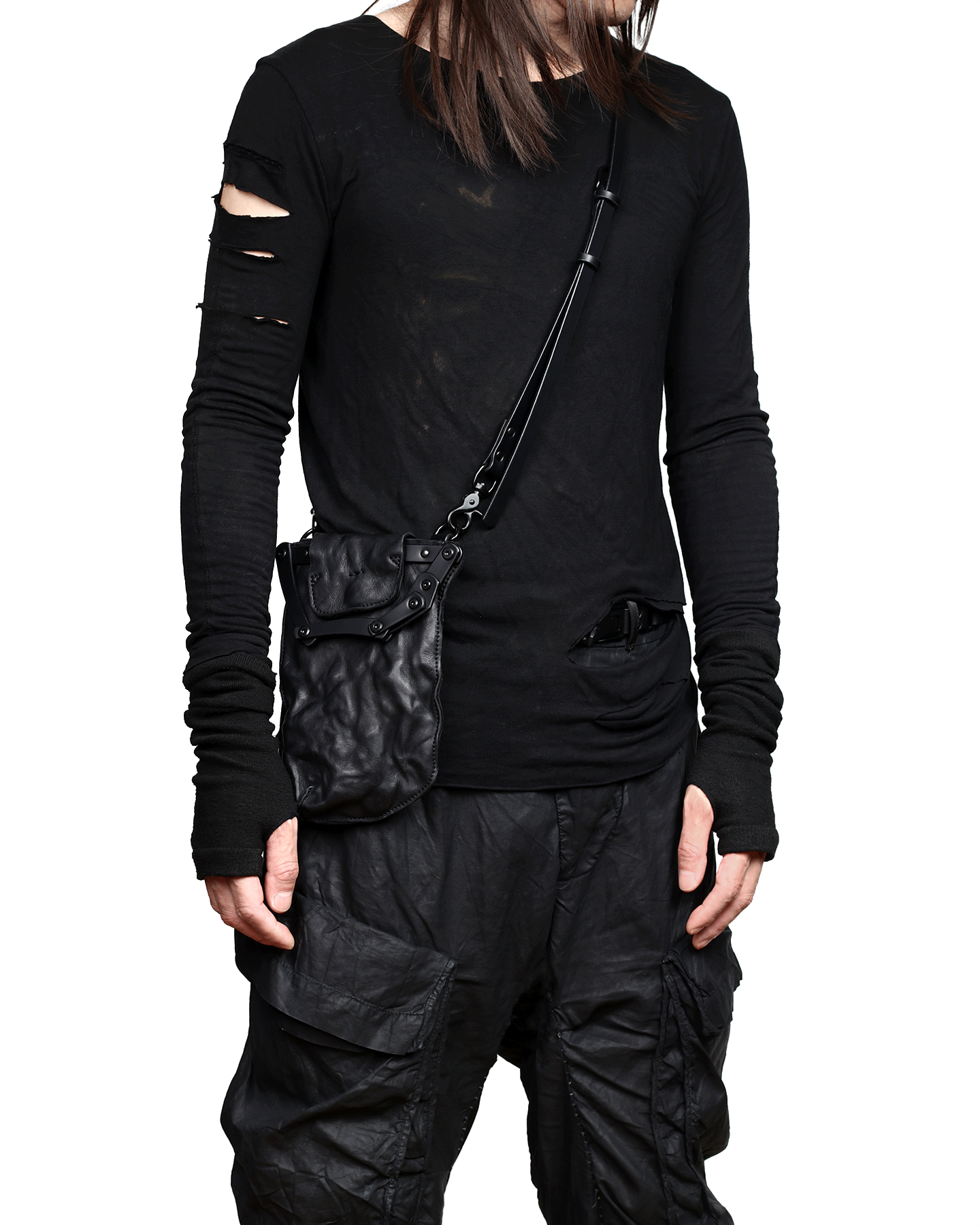 ZYE BLACK POUCH TEO+NG