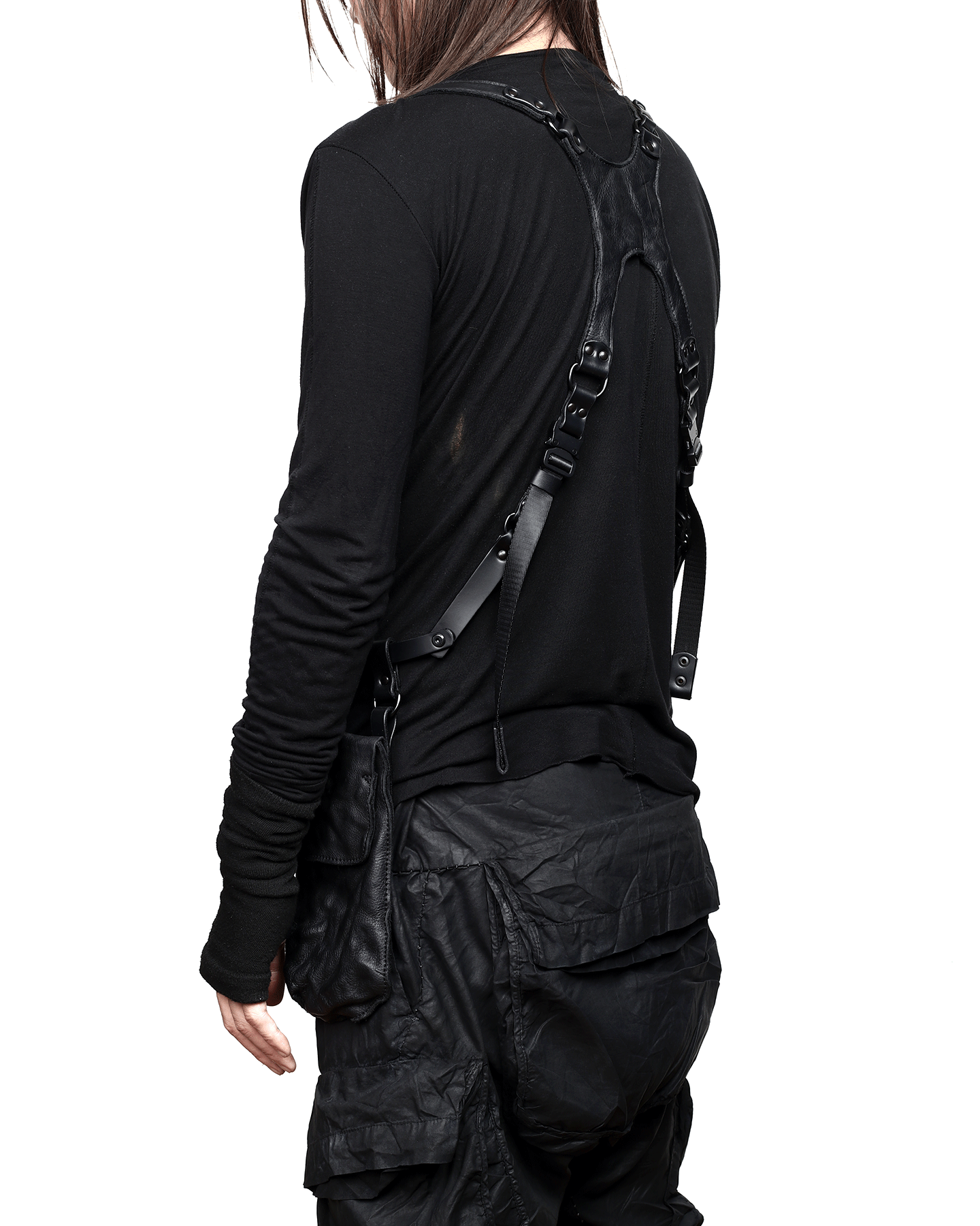 LEES BLACK VEST BAG TEO+NG