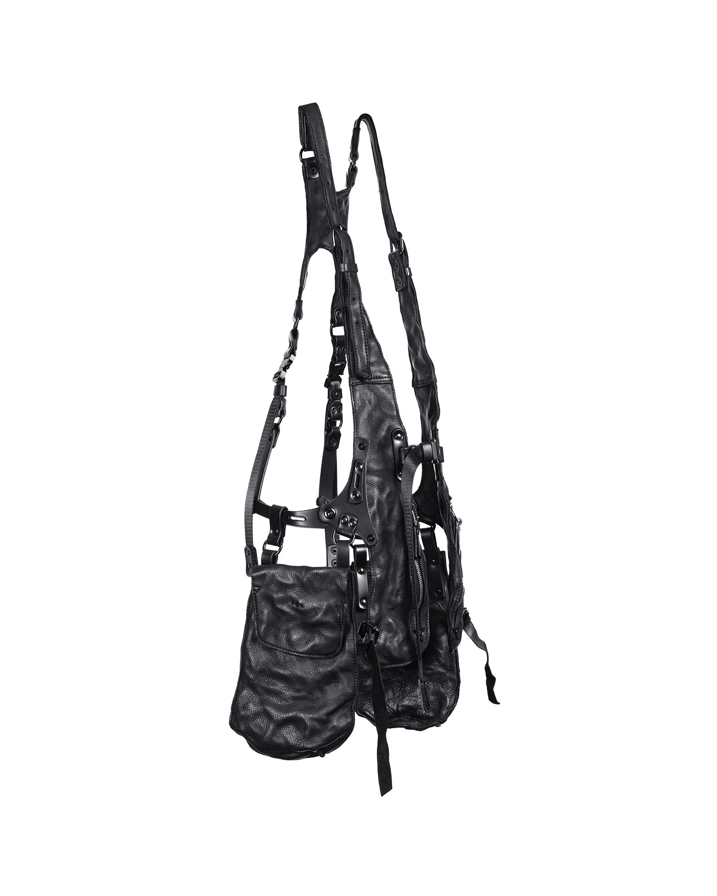 LEES BLACK VEST BAG TEO+NG