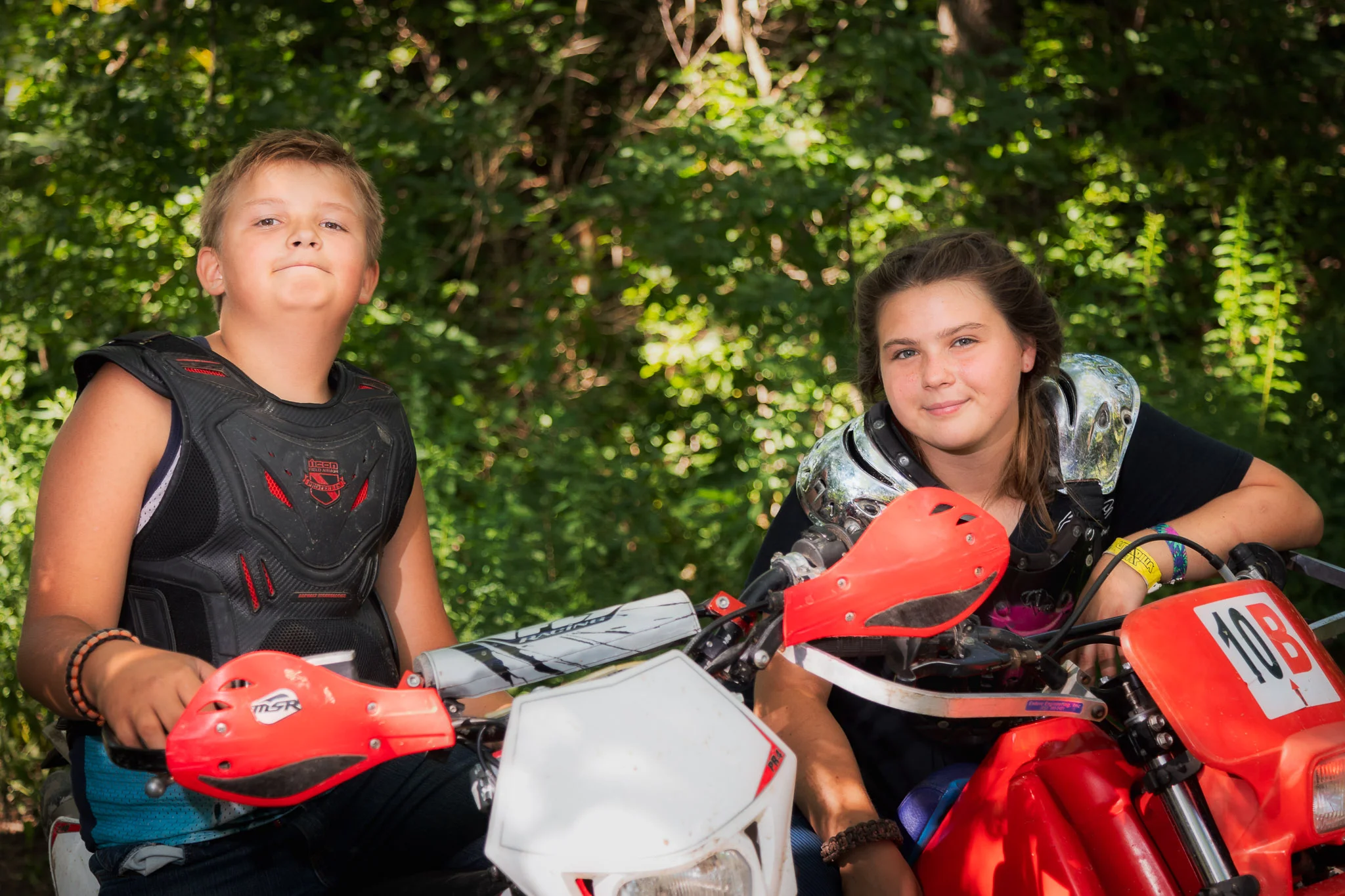 Wyatt & Gabby On Motorcycles