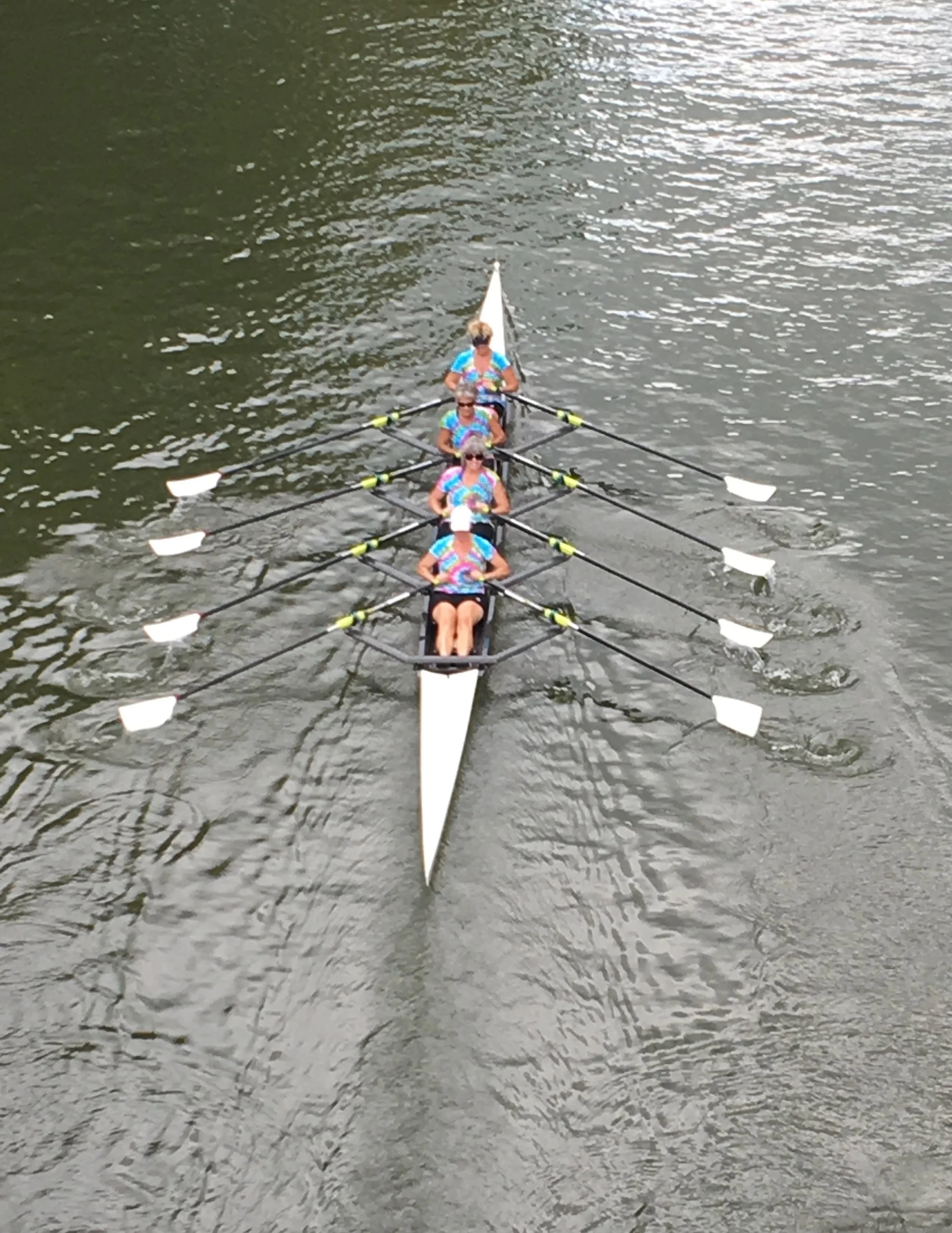Pittsburgh Rowing Club Masters Women's 4x Head of the Ohio 2016