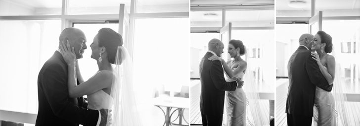 A father’s emotional first glimpse of his daughter as a beautiful bride