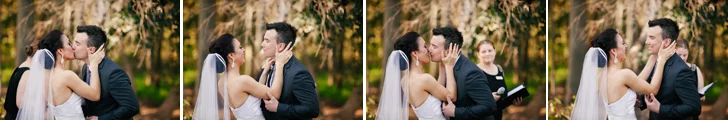 The first kiss. Hang on . . . we can get another quick one in . . .
