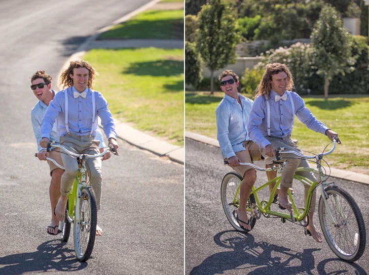 However, there may have been a few high jinks involved at some time during preparations. Involving a tandem bicycle.