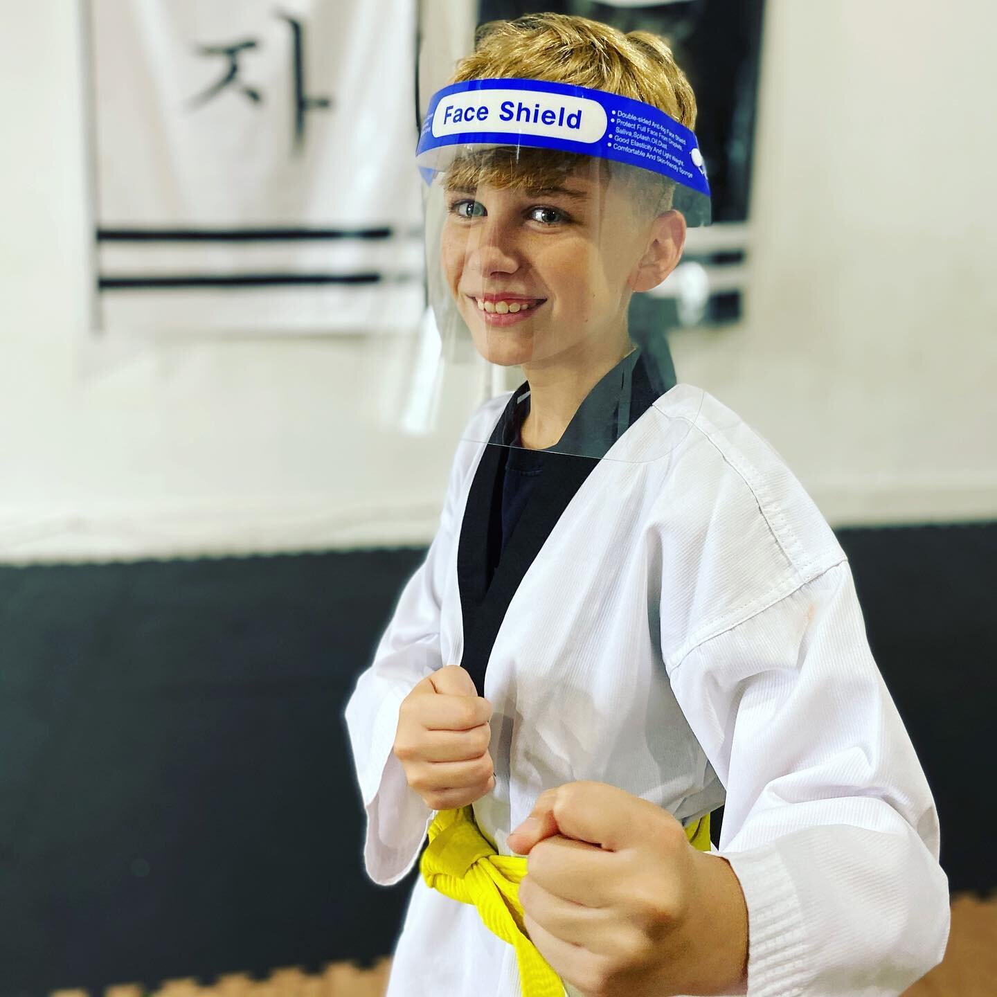 Get your little ninja back into action with martial arts classes. Monday & Wednesday 6-7pm. Review safety procedures below 🙌🏽💪🏽
.
.
.
Face shields during training. Temperature checks at the door and hand washing upon arrival. Students need to bri