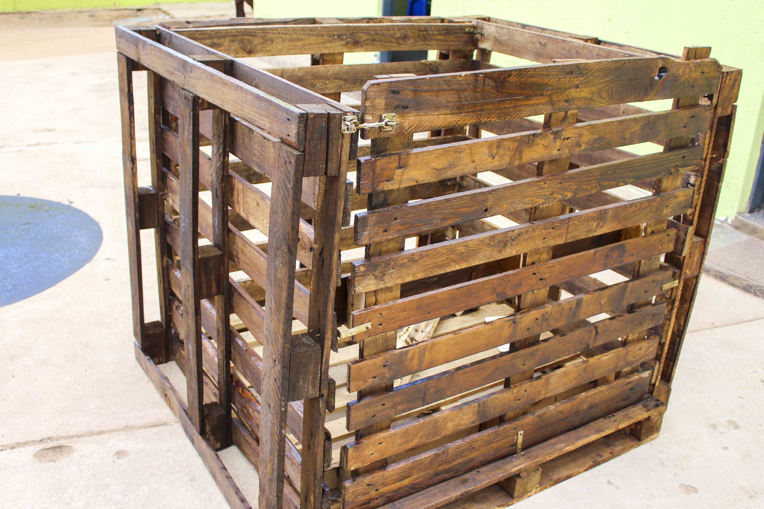 Building compost bins