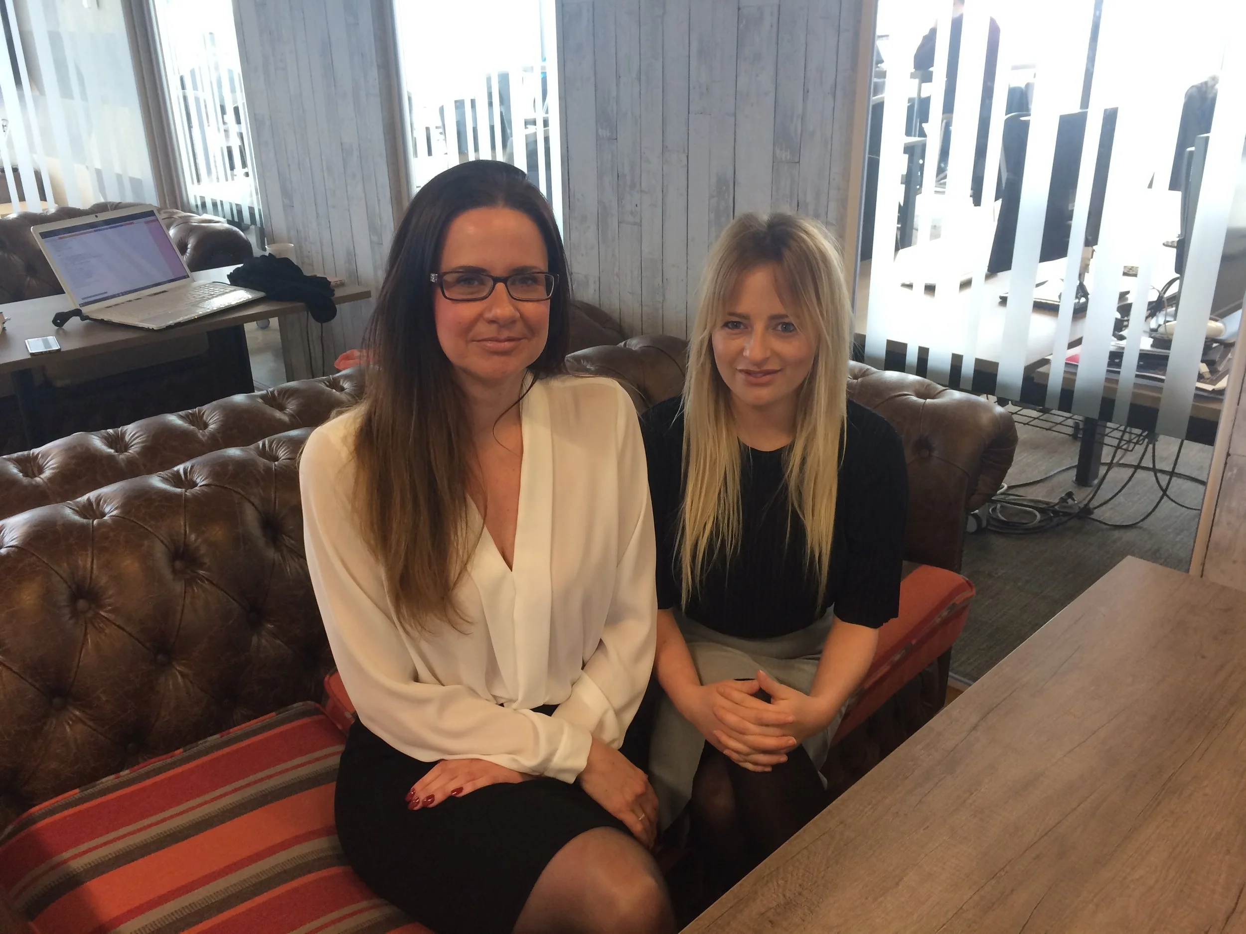 Louise Cooke of echo digitalcreative, and new partner Emily Culver