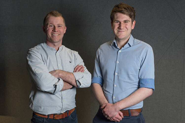 Darren Crombie Director of Upstream Health with Gordon McKenzie Upstream’s Clinical Lead
