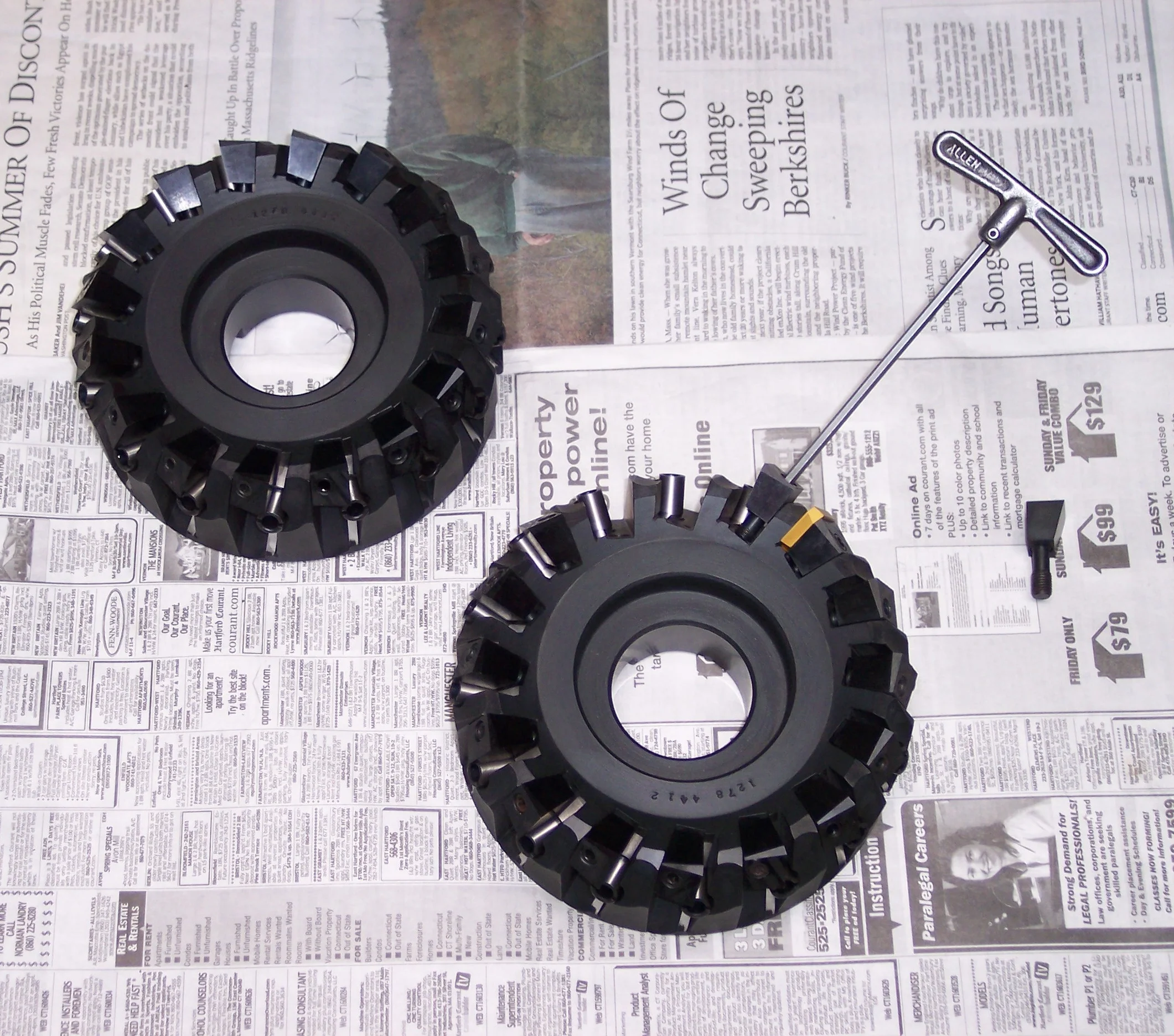 Face milling cutter