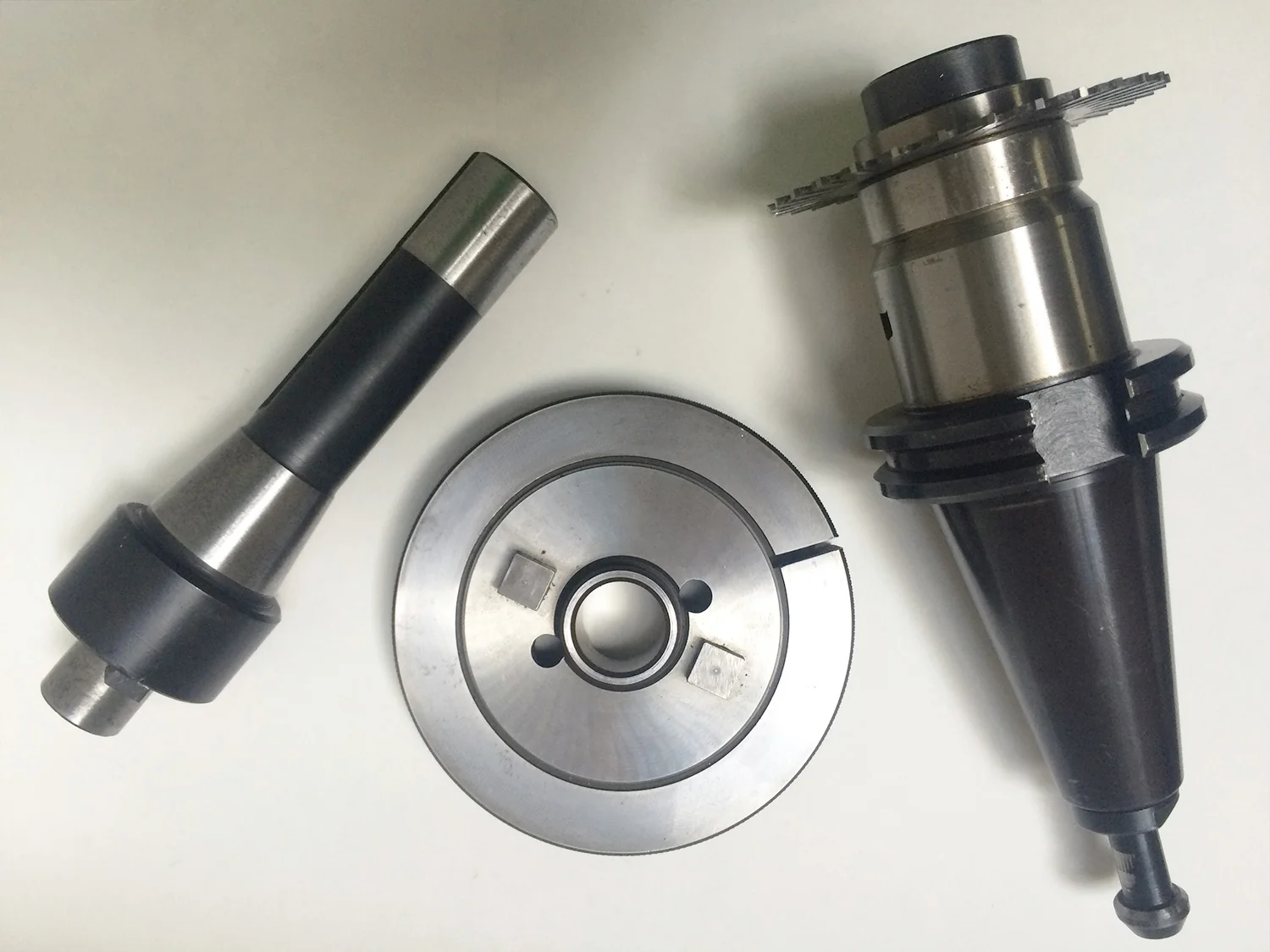 2 Stub Arbors and Spindle Adapter