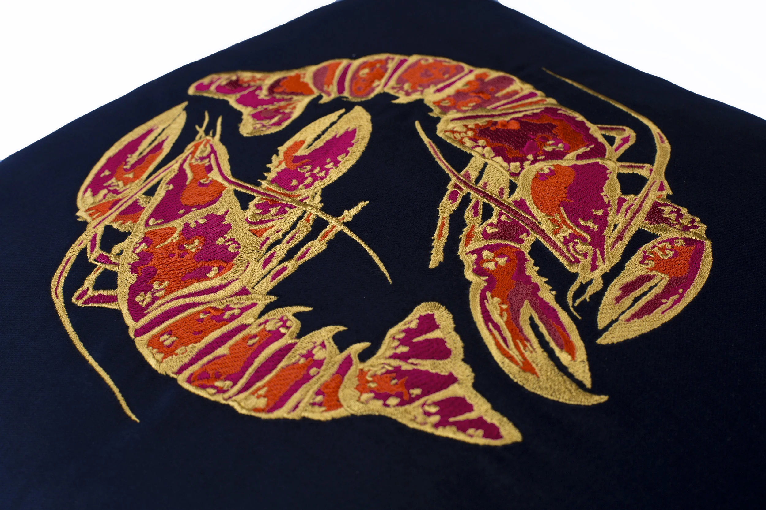 Gung Ho Lobster Cushion Close Up.jpg