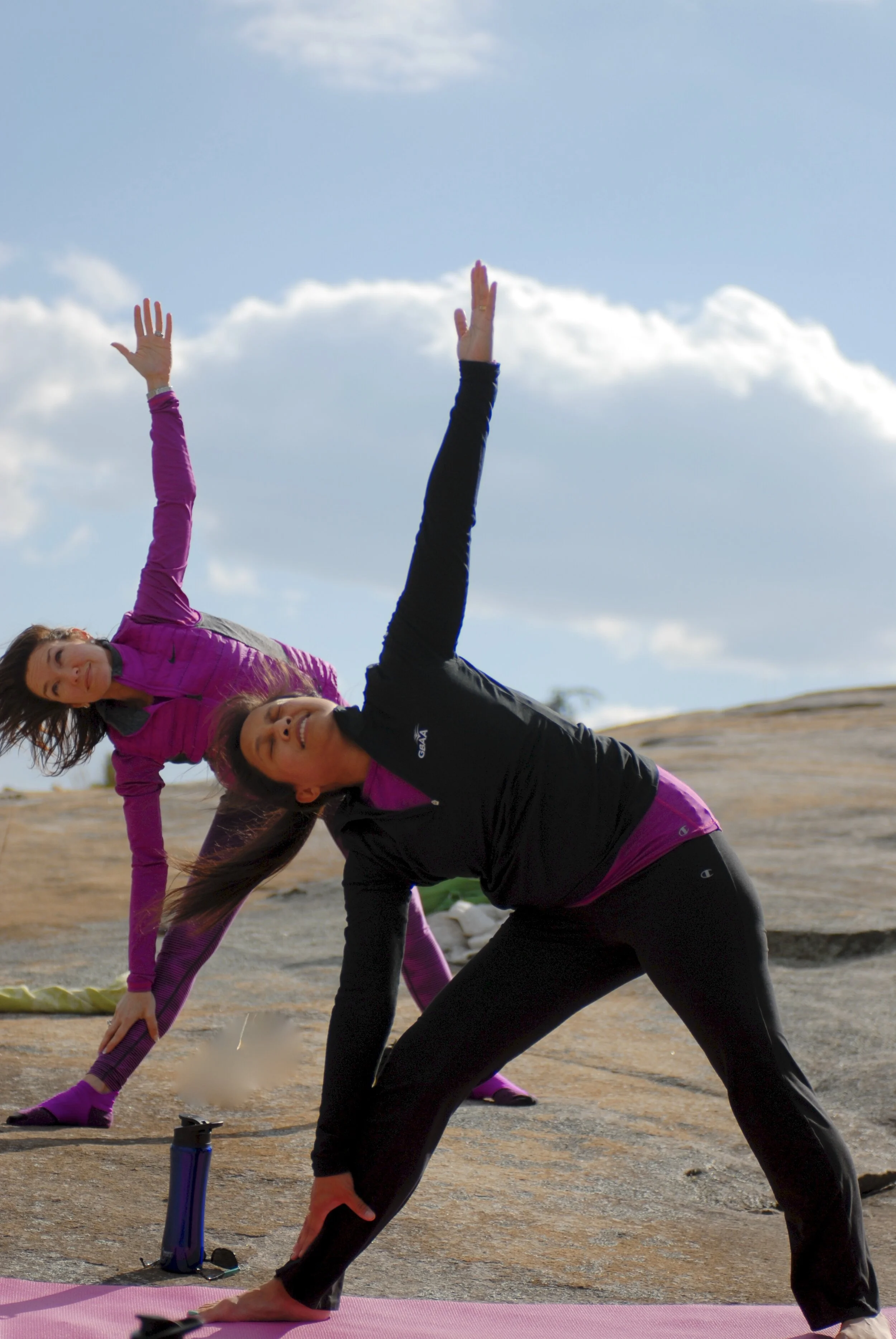 Yoga in 2 and a half minutes. It's possible. Click link for video.