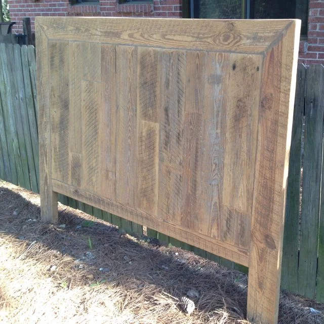 Staggered Plank Headboard