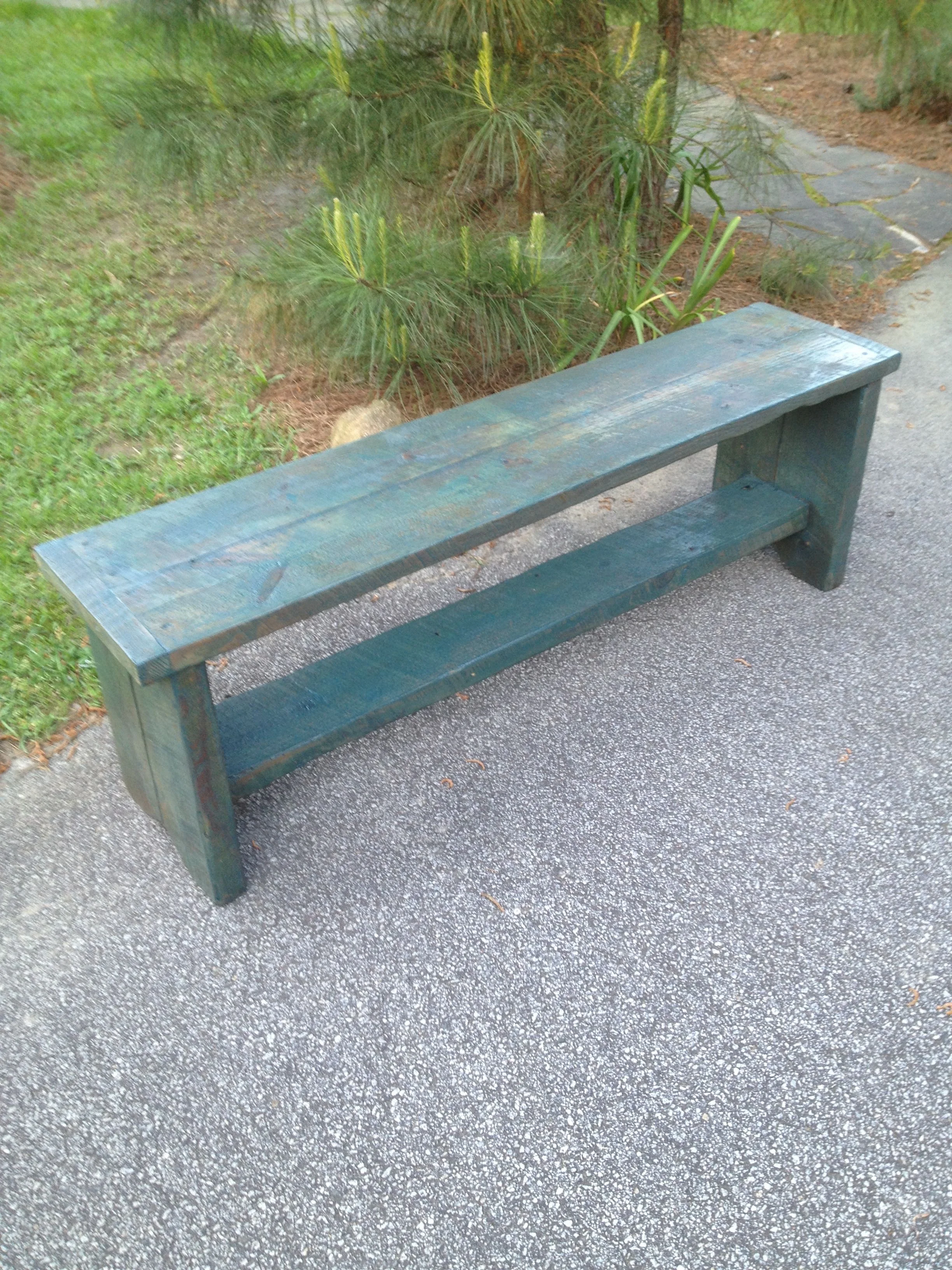 Teal Bench - 4FT