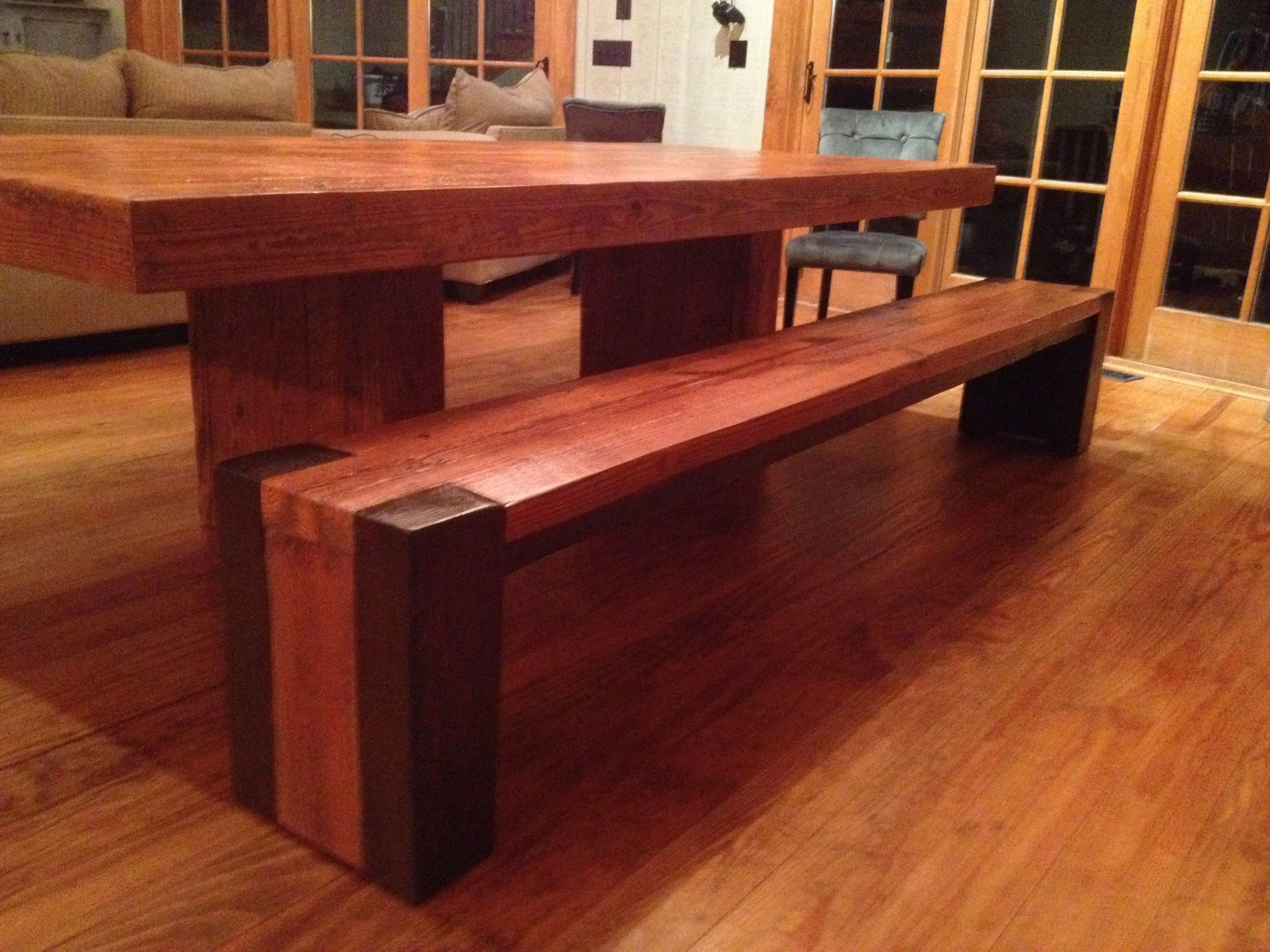 Tinted Block Bench - 9FT