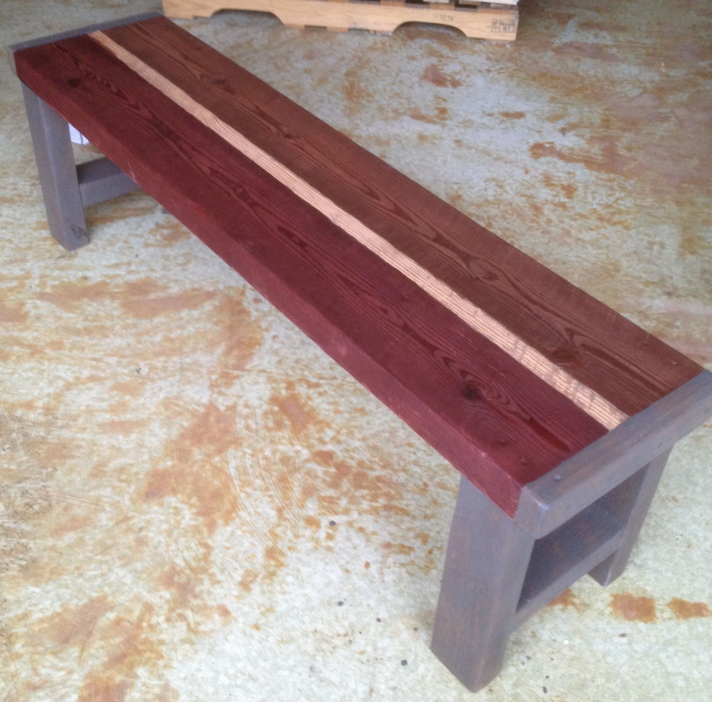 Multicolor Banded Plank