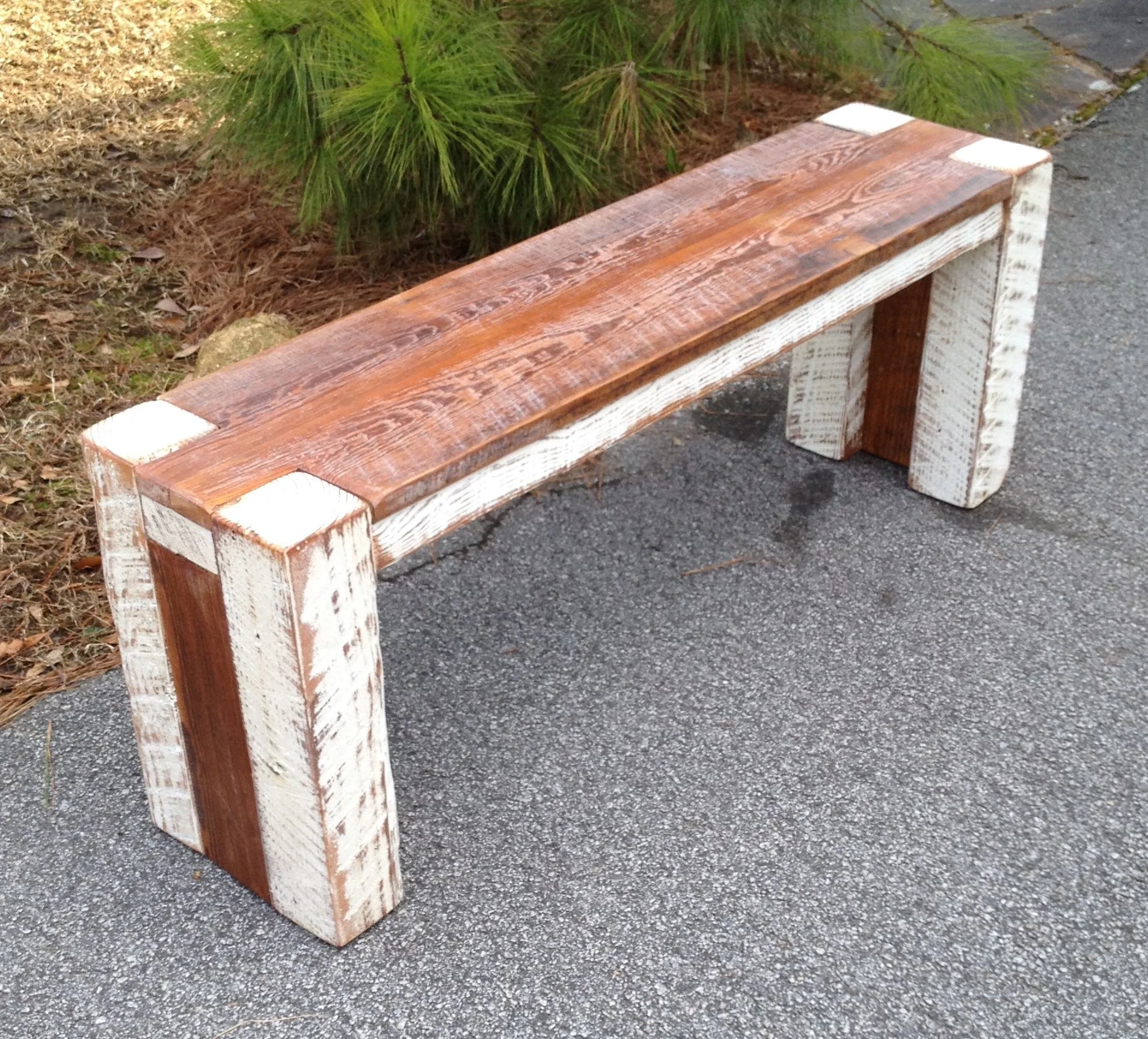 Tinted Block Bench