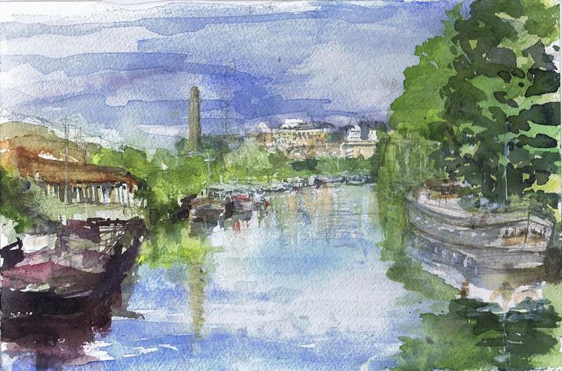 Thames at Waterloo park