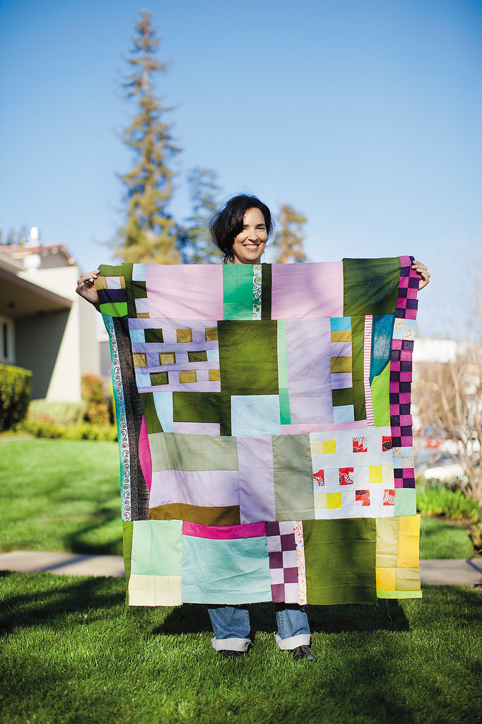 Score For Improv Round Robin, by Sherri Lynn Wood, from The Improv Handbook for Modern Quilters, photo by Sara Remmington