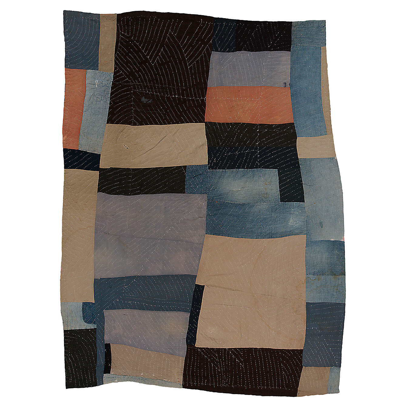 Work Clothes Quilt by Lucy Mooney, Gee's Bend