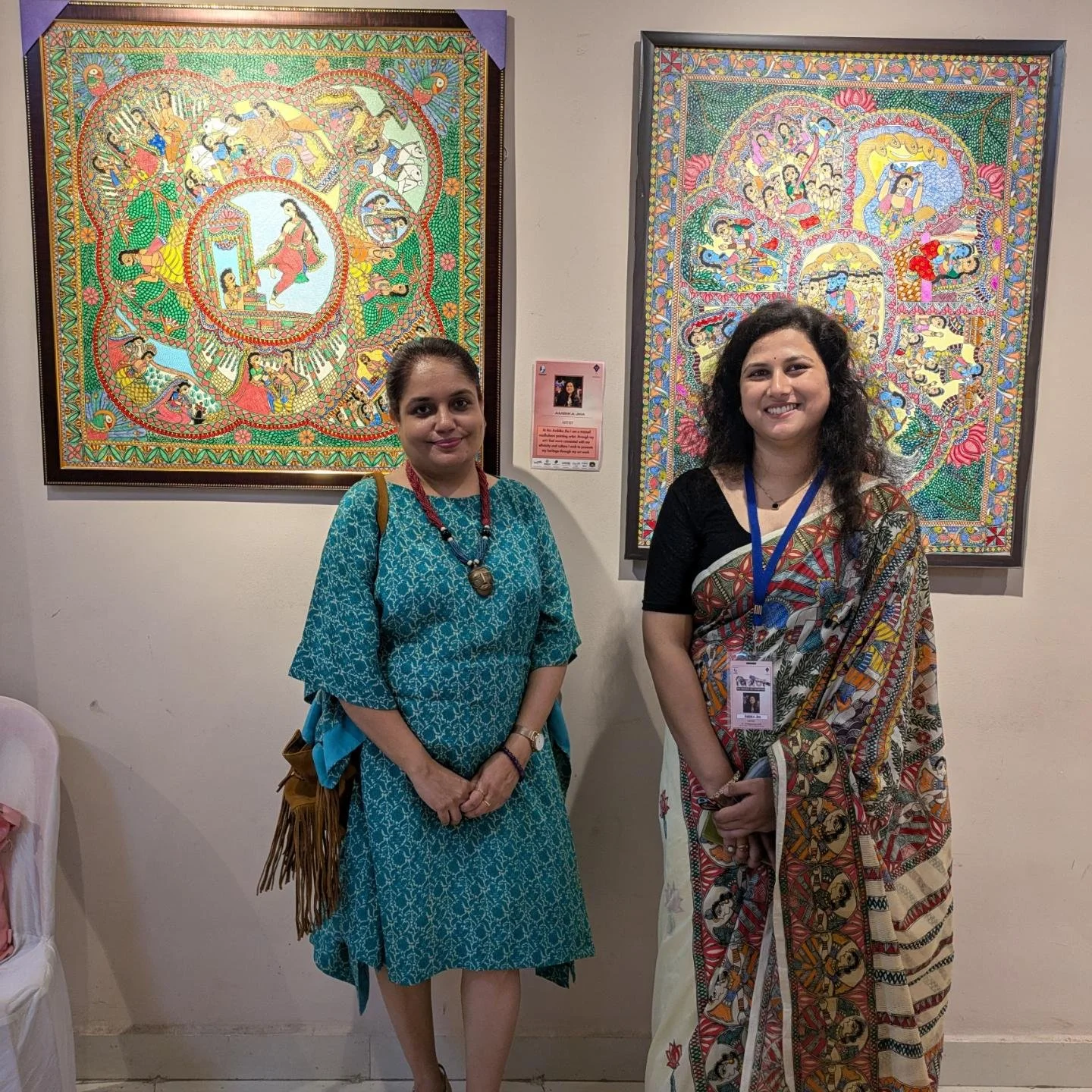 Art has many forms and and each is expression of the Devine within.chitrab exhibit was for it. Glad to see you folks.