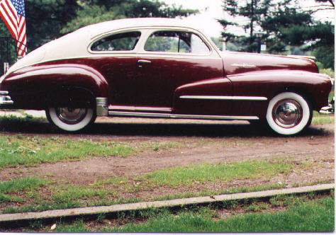 1948 Pontiac 2807-D Sedan Coupe 3rd Place 1991 Pontiac Oakland Club International Convention- Cleveland, Ohio