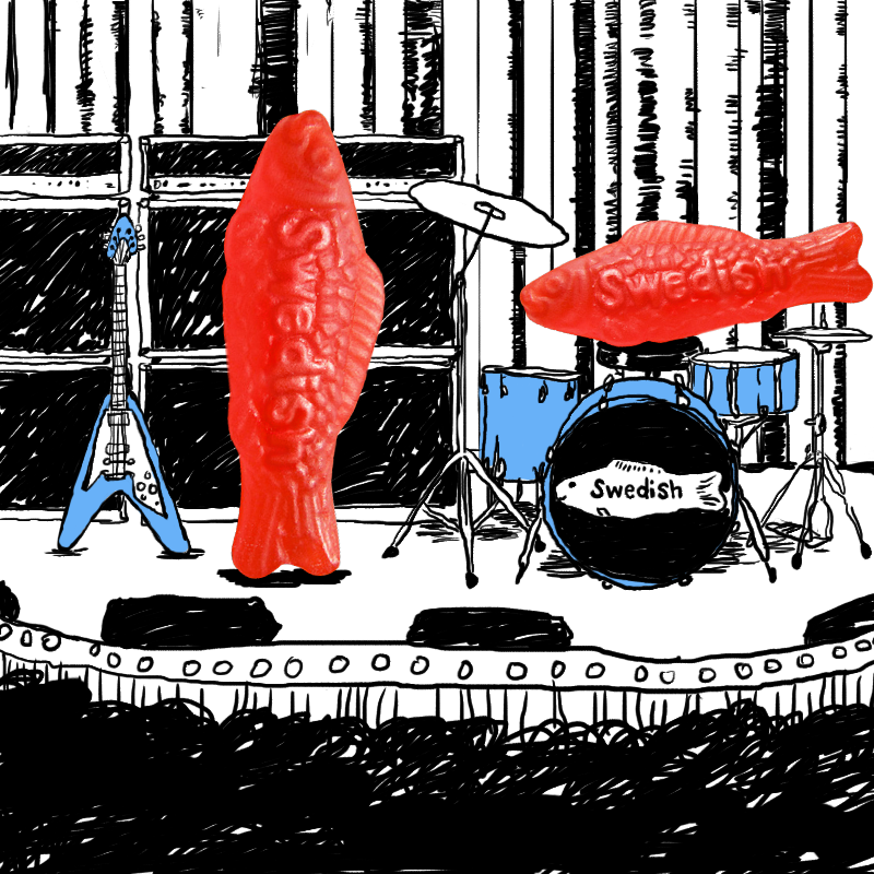 The Fish band. No bass allowed. It's a sensitive subject.