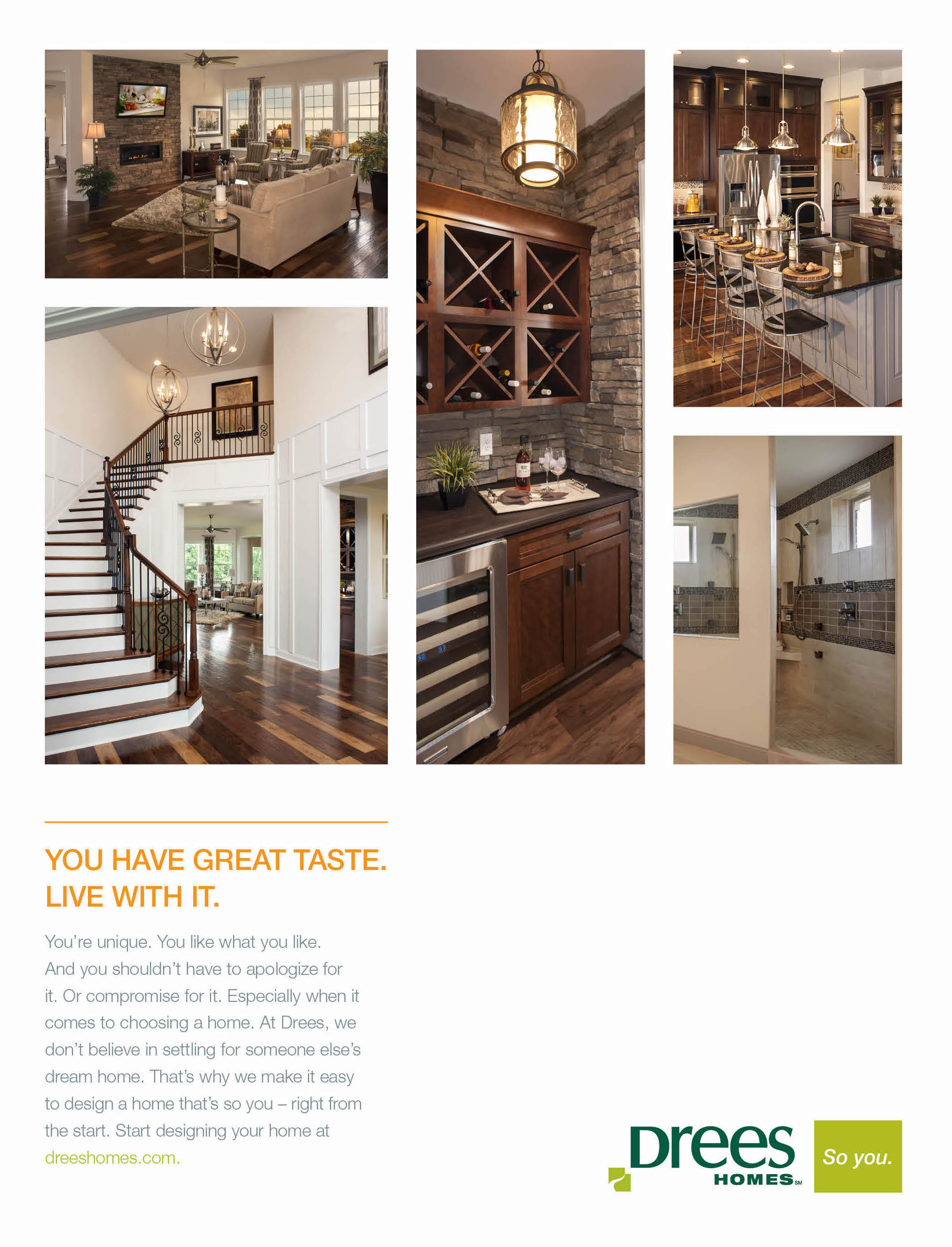 Print for Drees Homes.