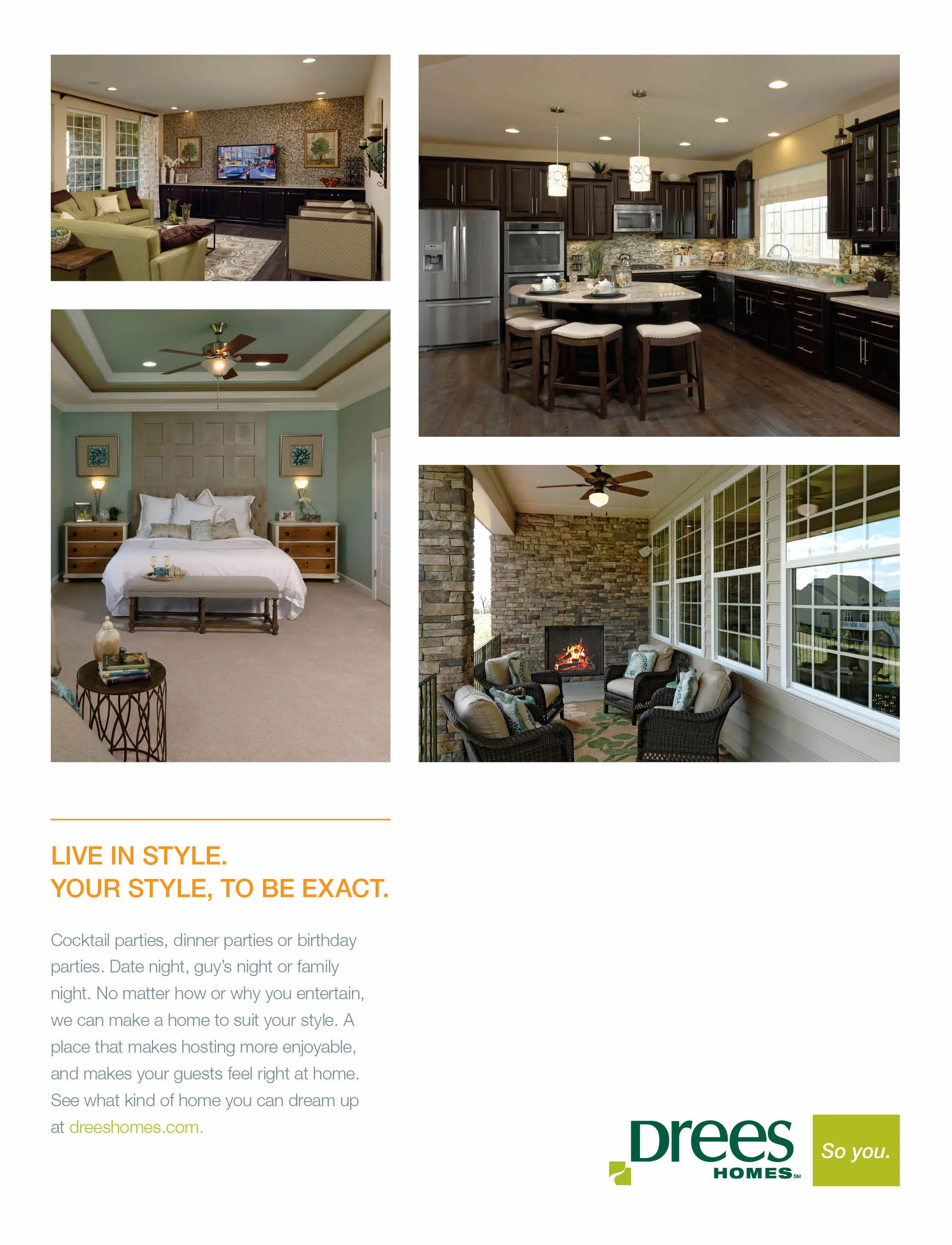 Print campaign for Drees Homes.