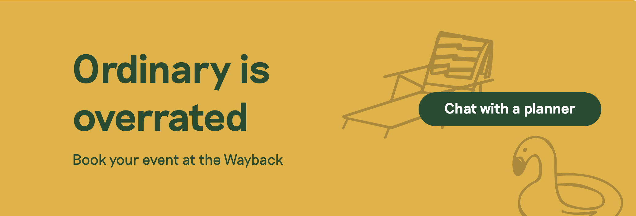 Website copy for The Wayback.