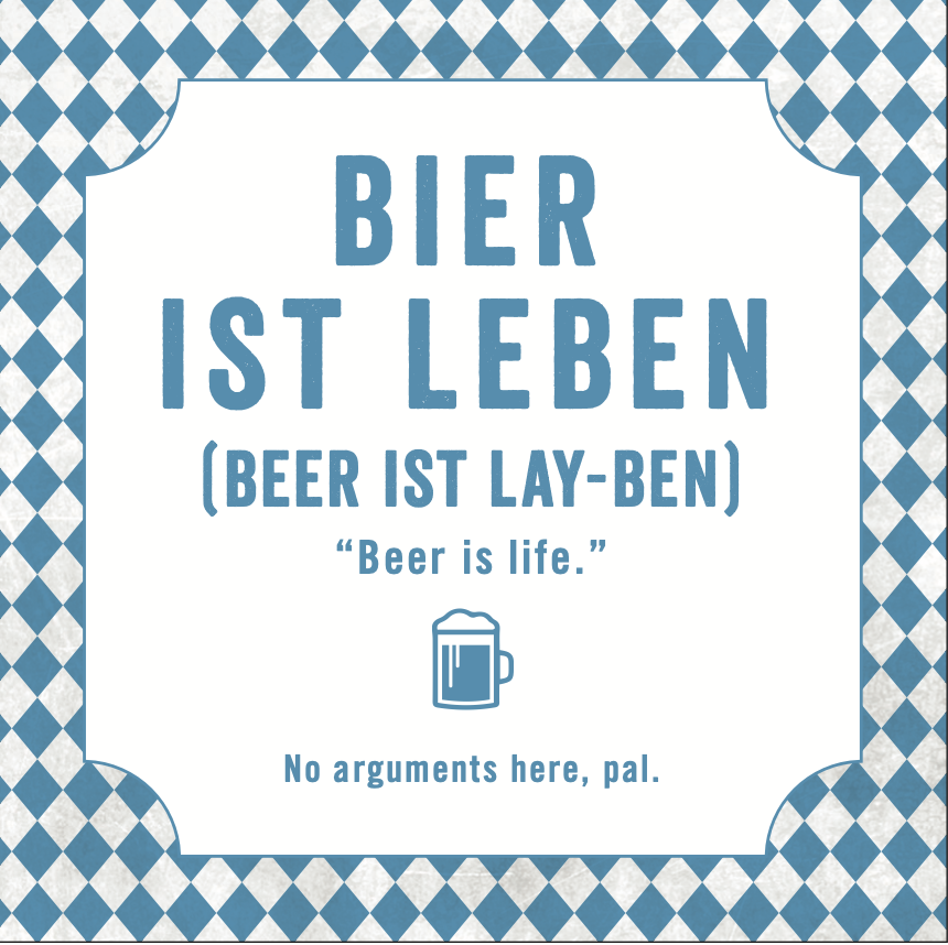 Coaster for Oktoberfest 2023 campaign