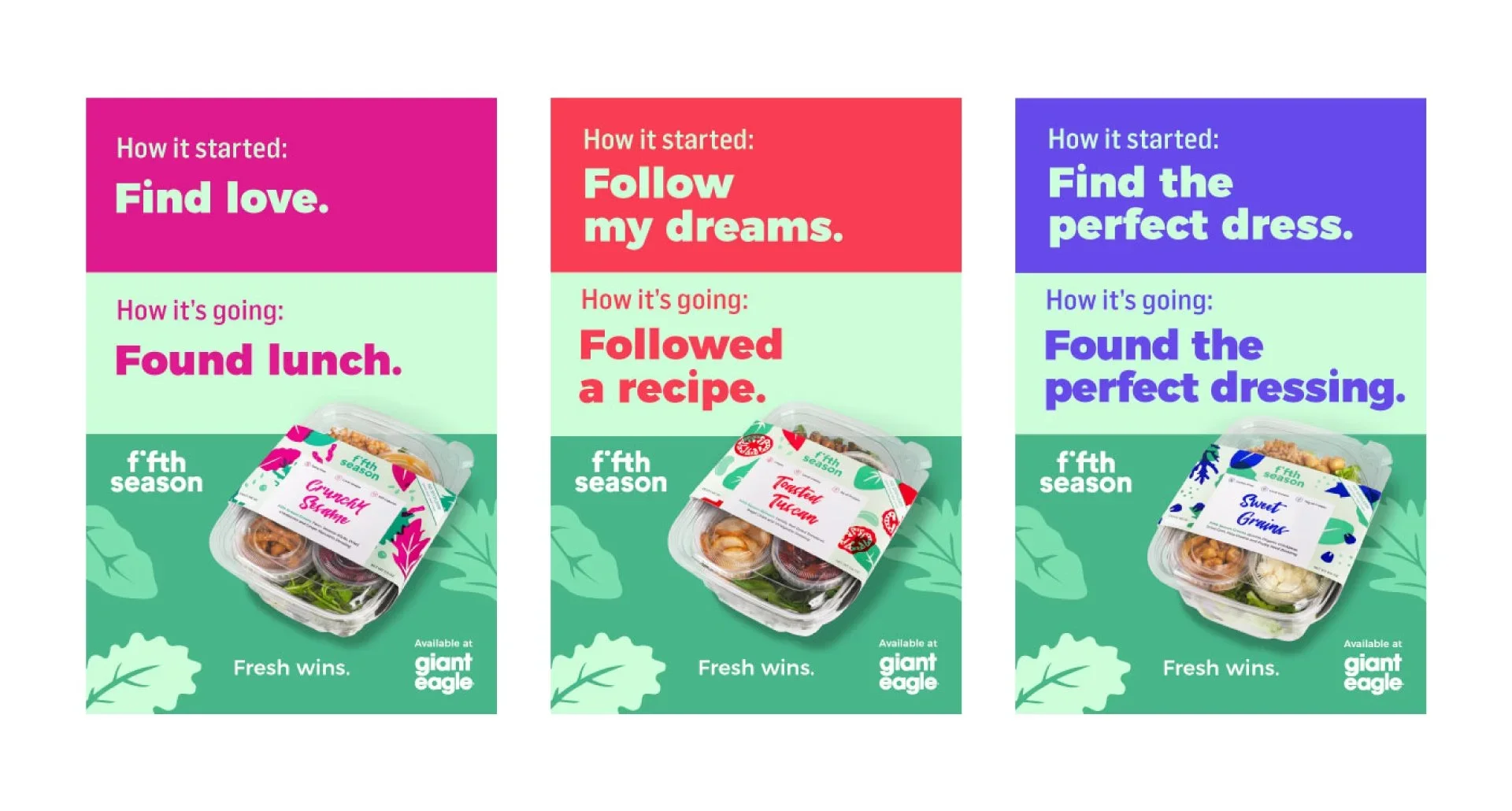 Fifth Season "fresh wins" campaign.