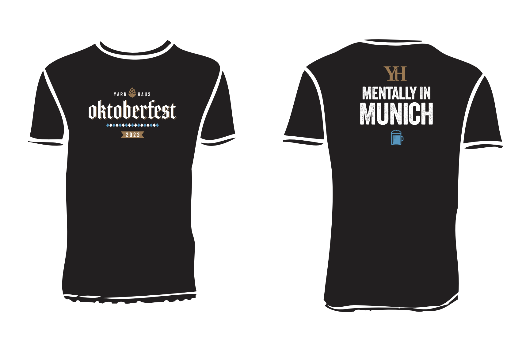 Team member t-shirts for Oktoberfest 2023 campaign