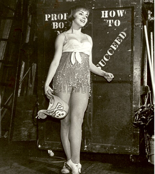 Chrissy in the Broadway production of How to Succeed in Business Without Really Trying .