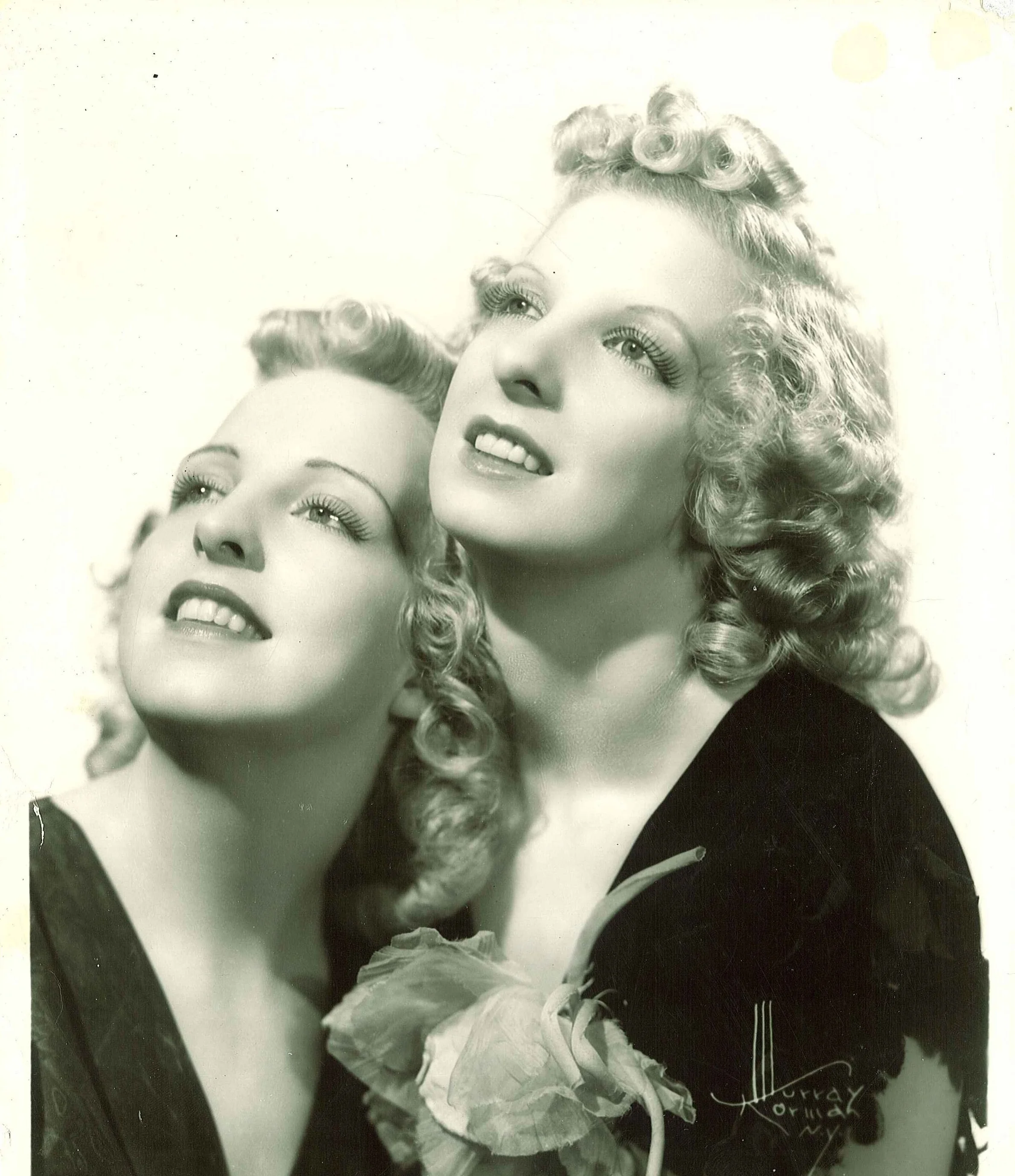 Dorothy (right) and her sister Lorraine, who taught voice (left).