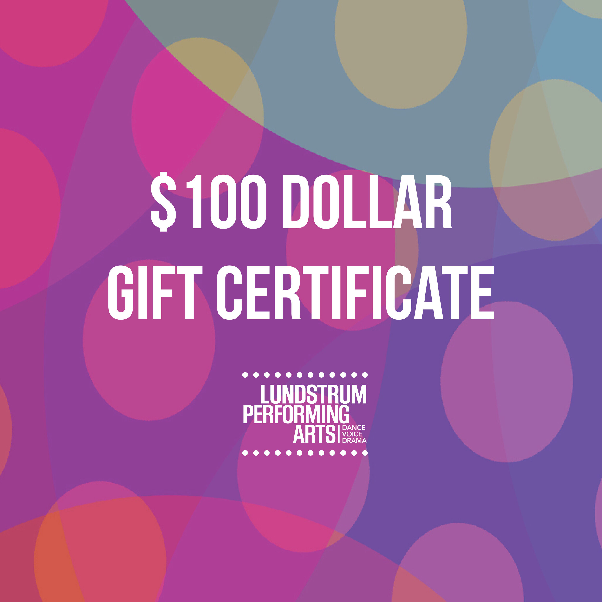 $100 Gift Certificate