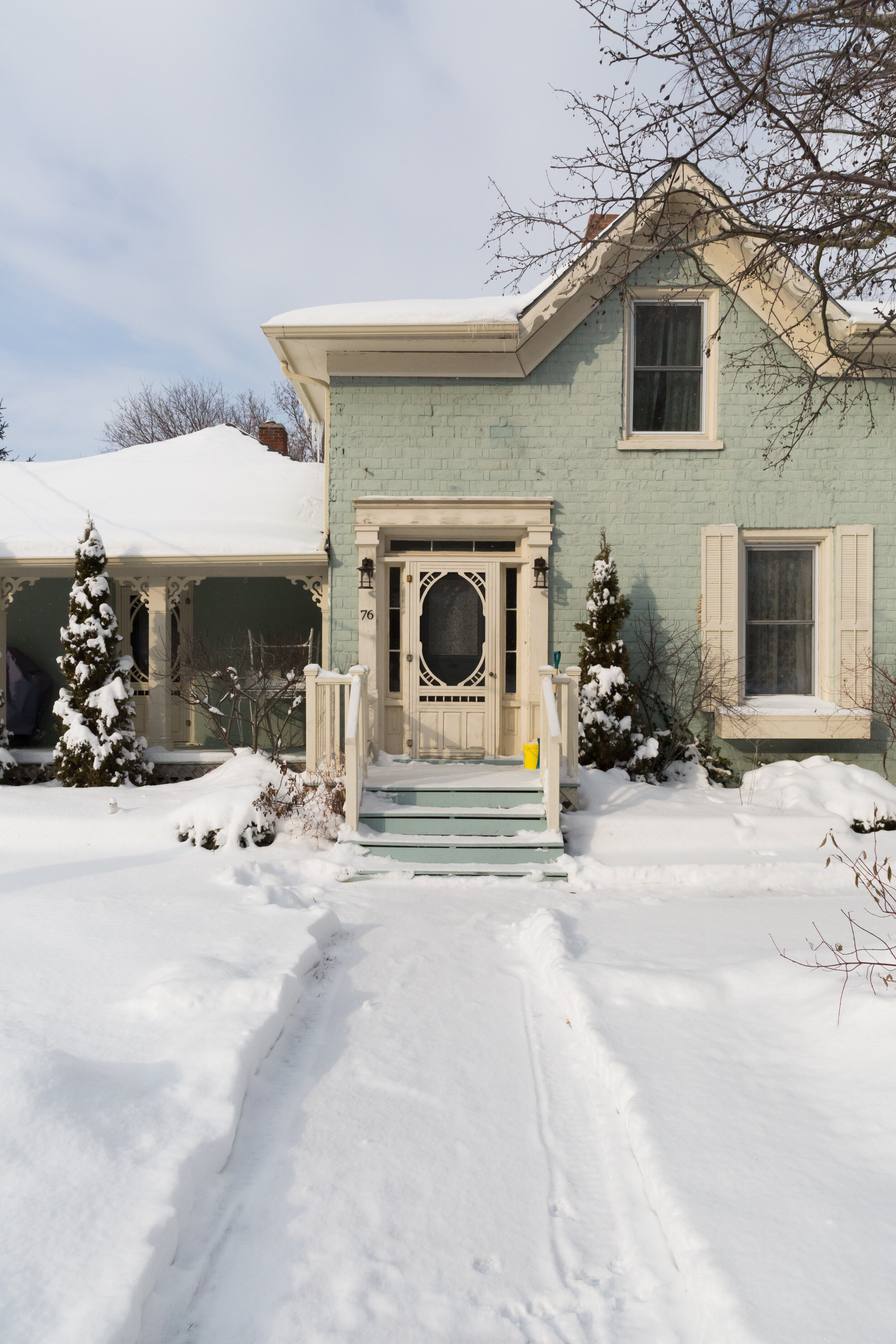 Easy winter access at The Ferg vacation rental Prince Edward County