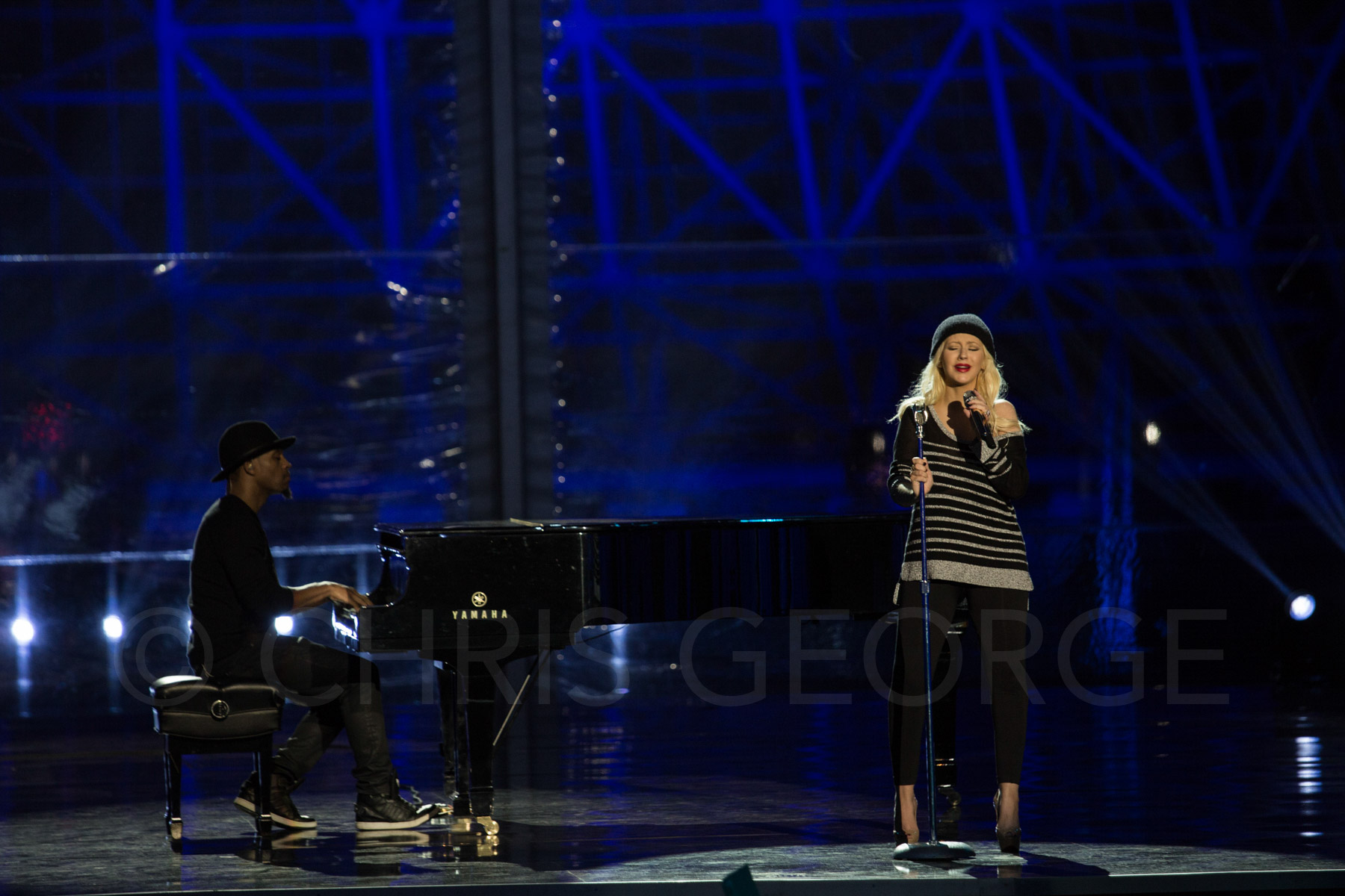 Christina Aguilera Soundcheck, Breakthrough Prize, 2014